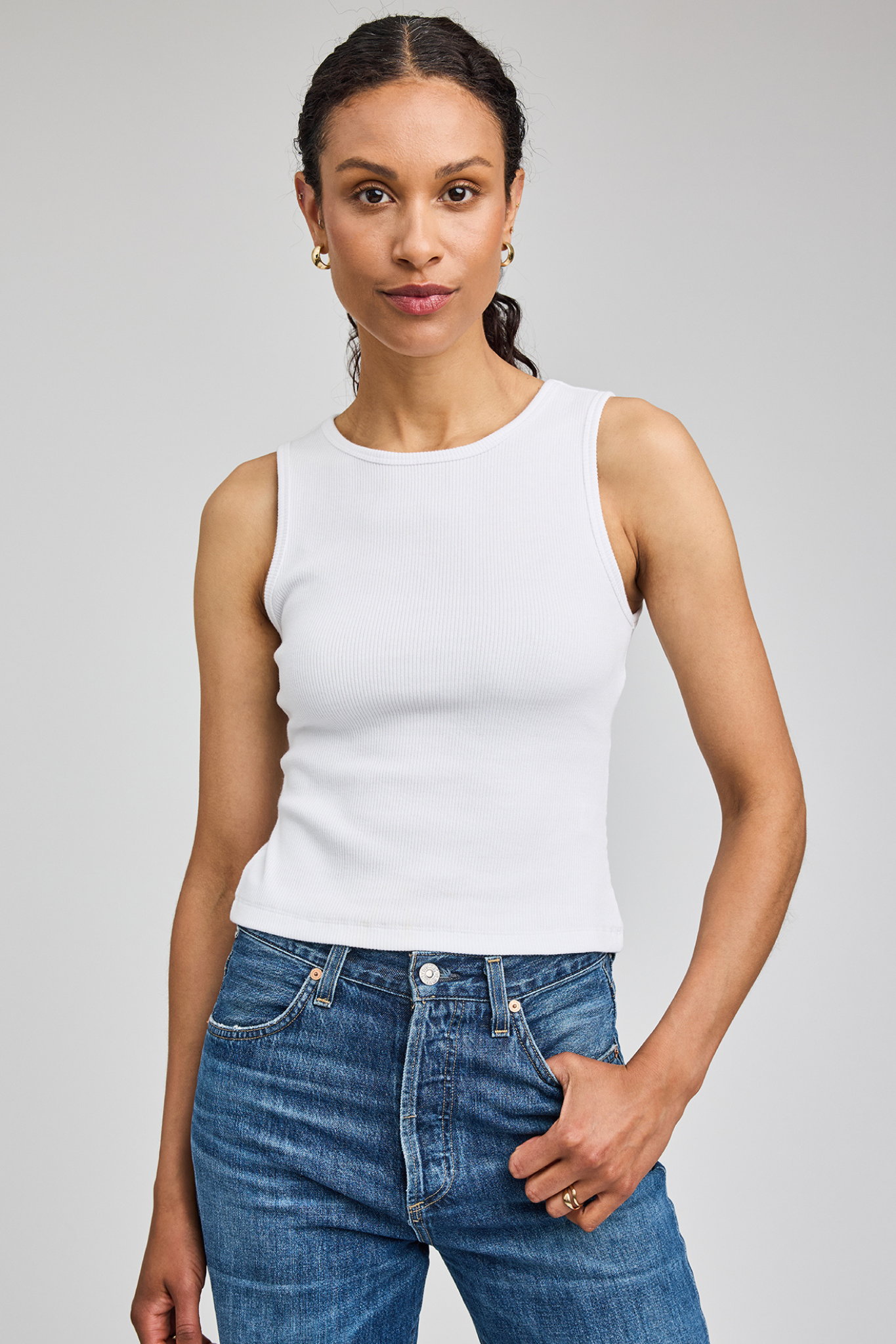 Daria White Tank