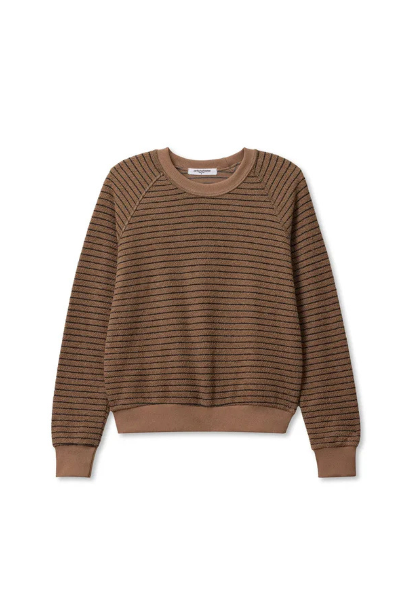 Alexi Mocha Stripe Pullover