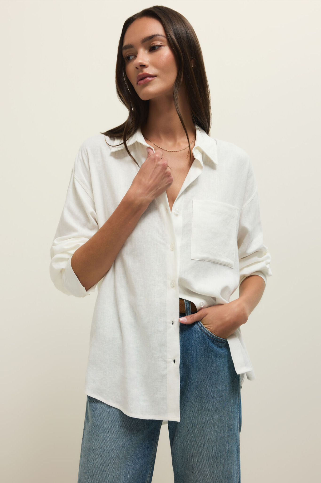 Alfie White Button Up