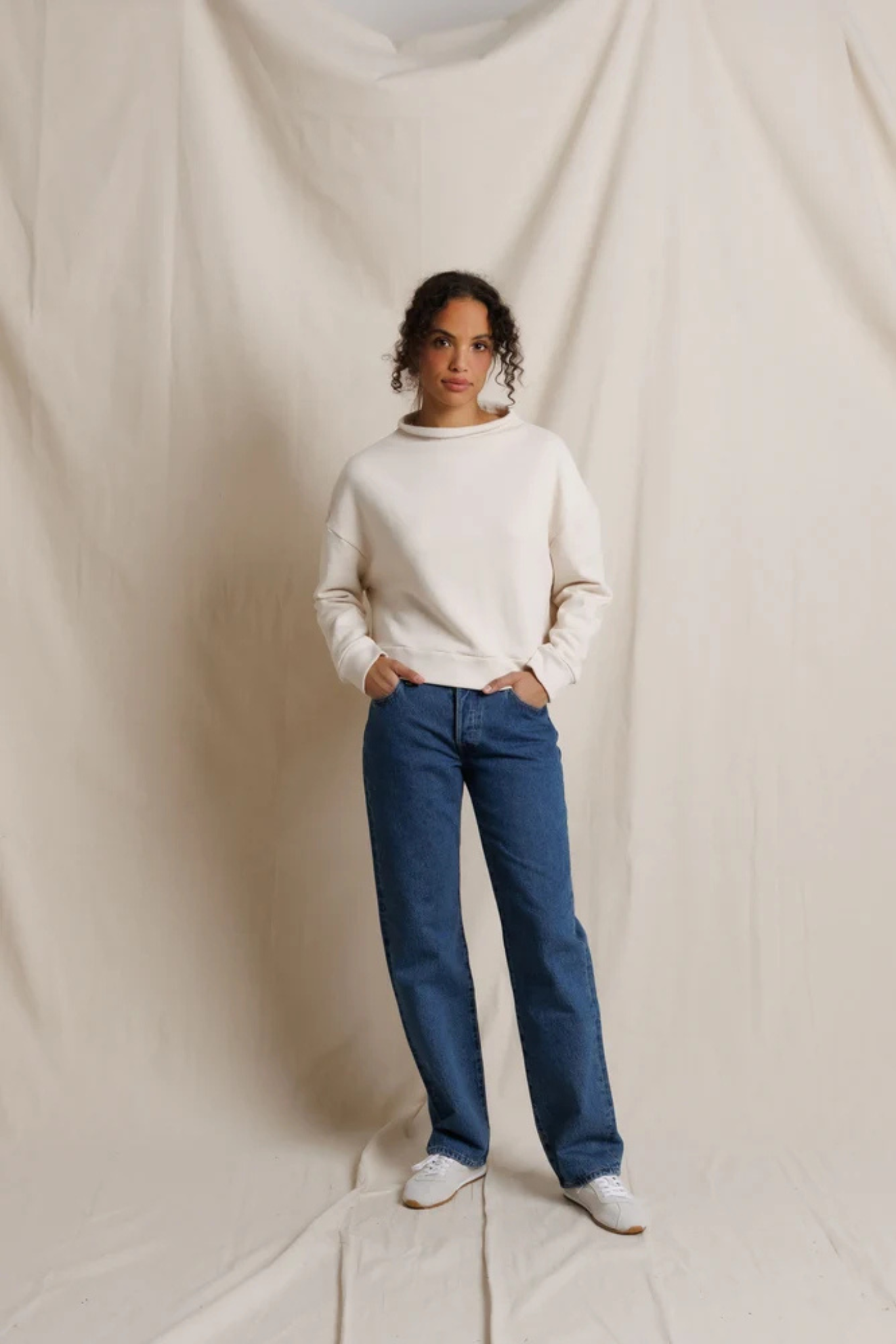 Arden Sugar Mock Neck Pullover