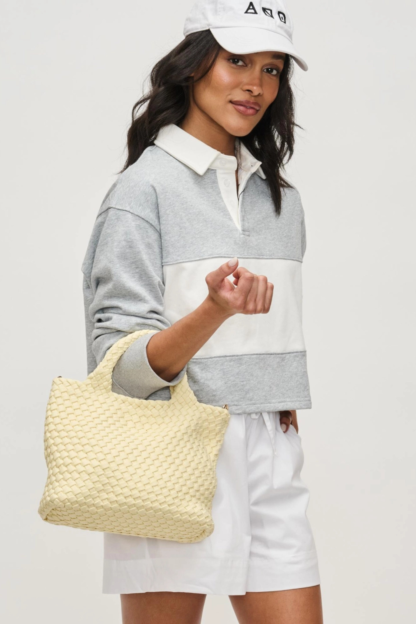 Sky's The Limit Small Butter Laced Up Tote