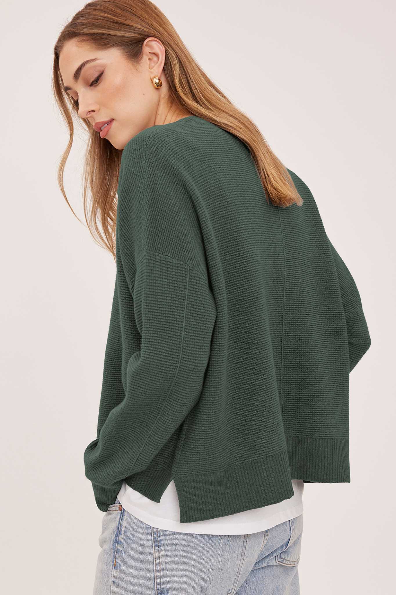 Axel Aspen Green Sweater