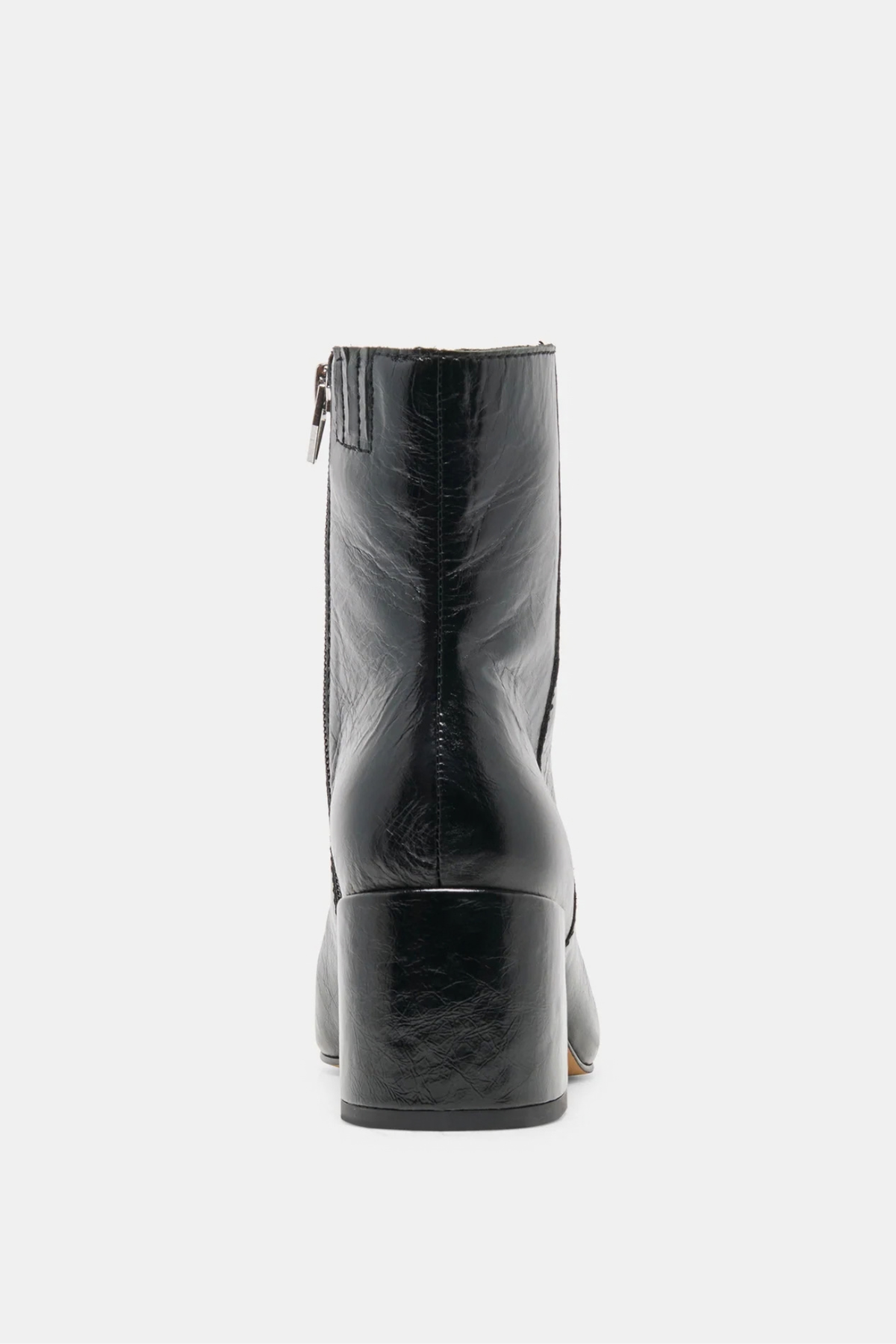 Bayra Midnight Crinkle Patent Boot