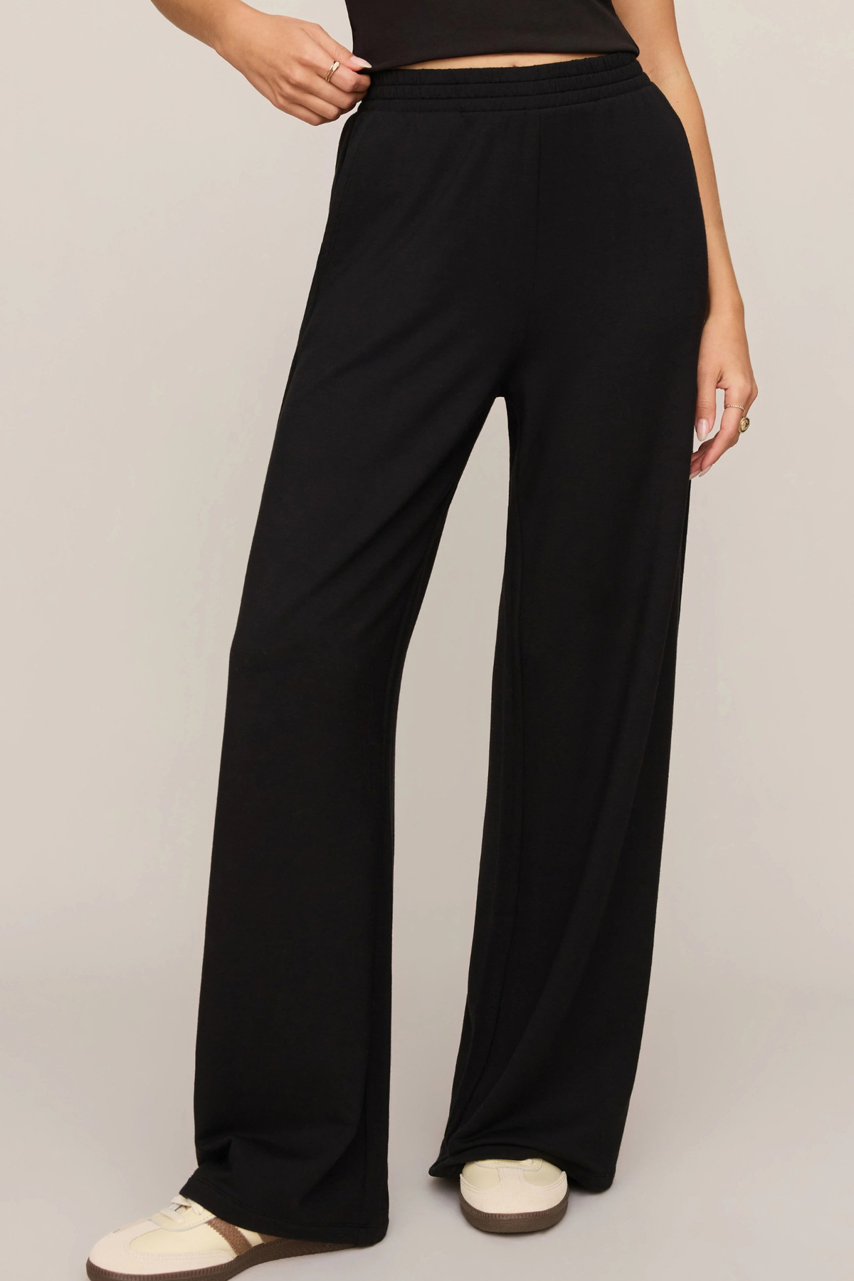 In Transit Black Modal Pant