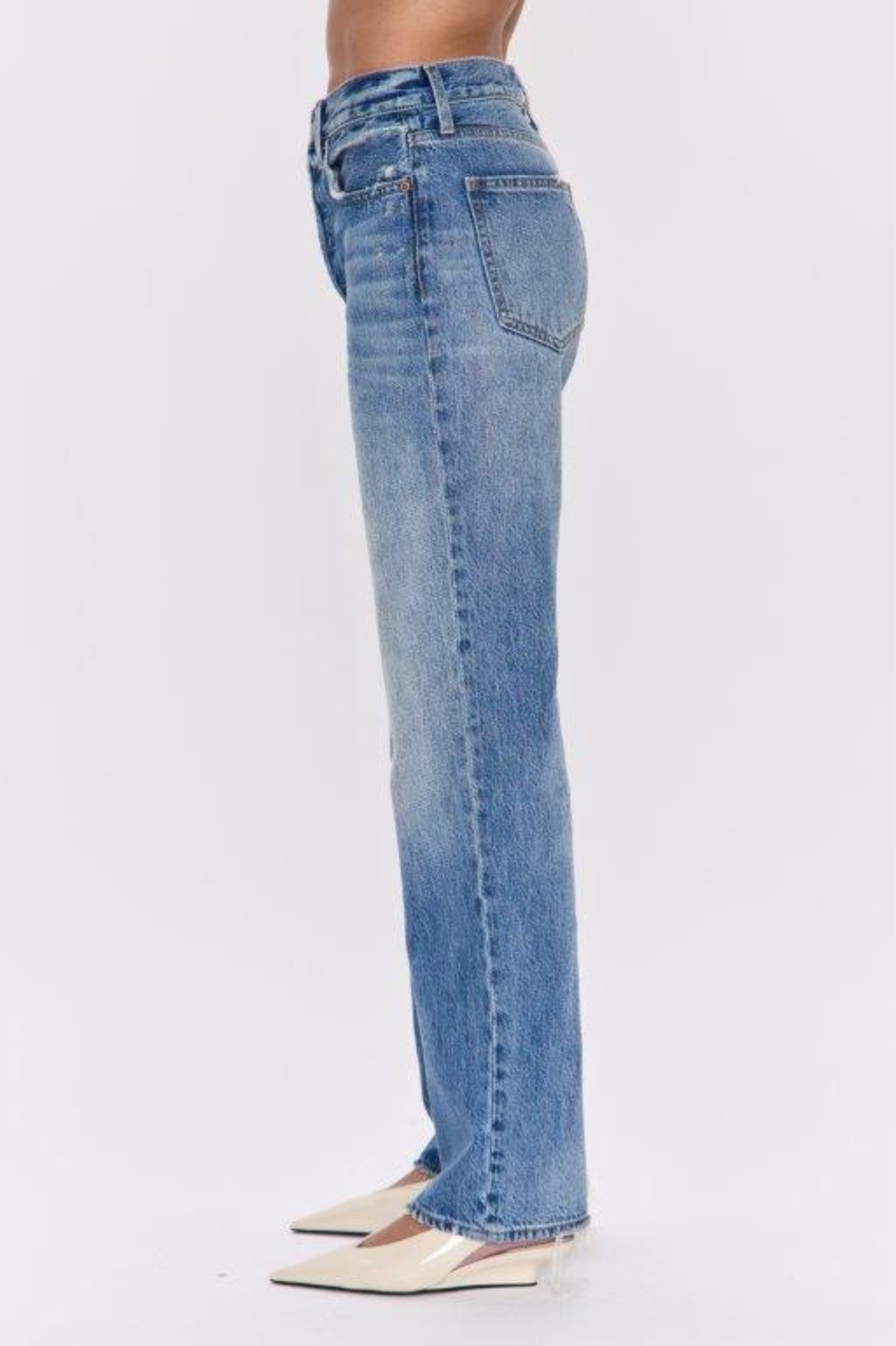 Cassie Serp Vintage High Rise Straight