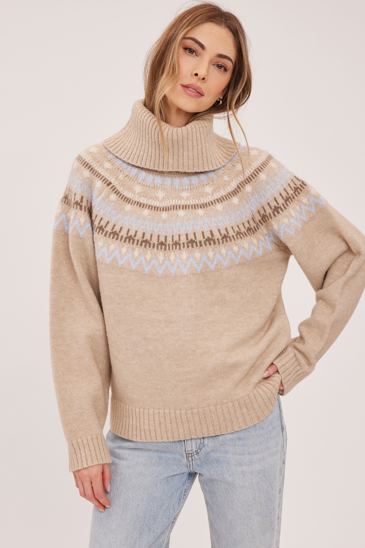 Freya Heather Biscotti Sweater