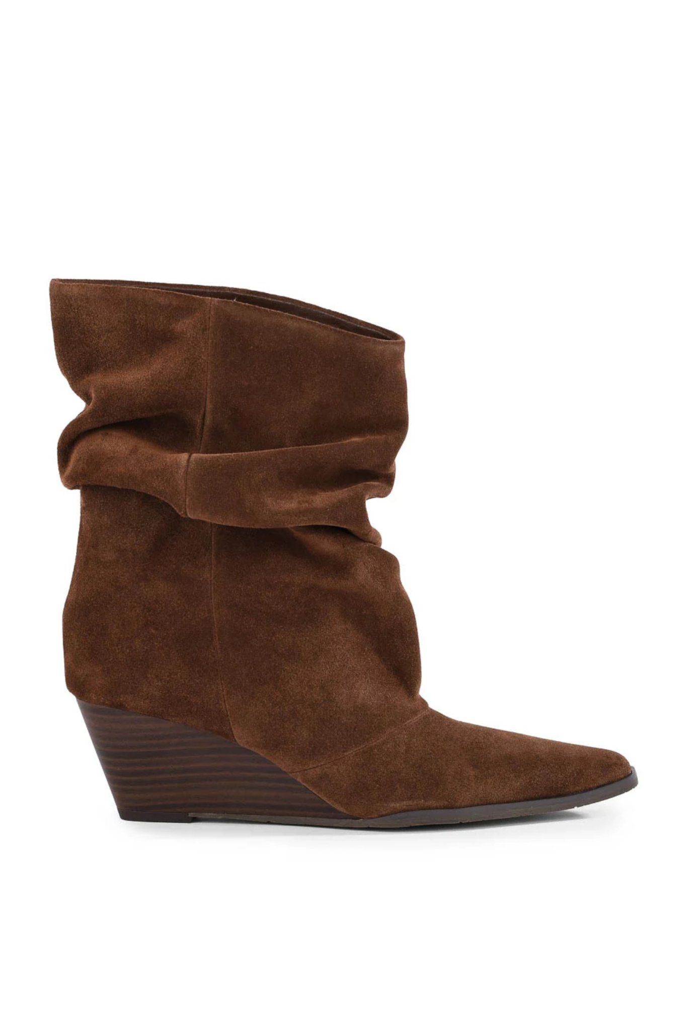 Getty Dark Brown Suede Boot
