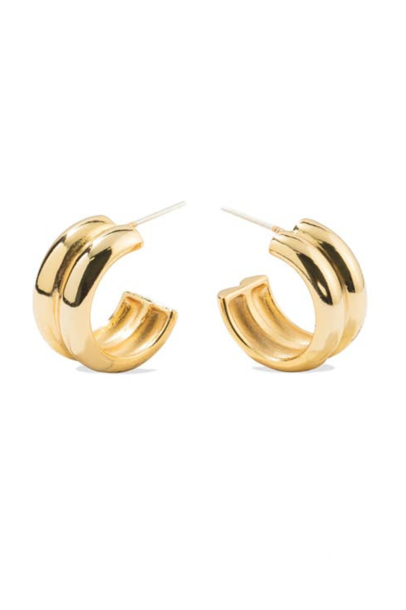 Twin Gold Hoops