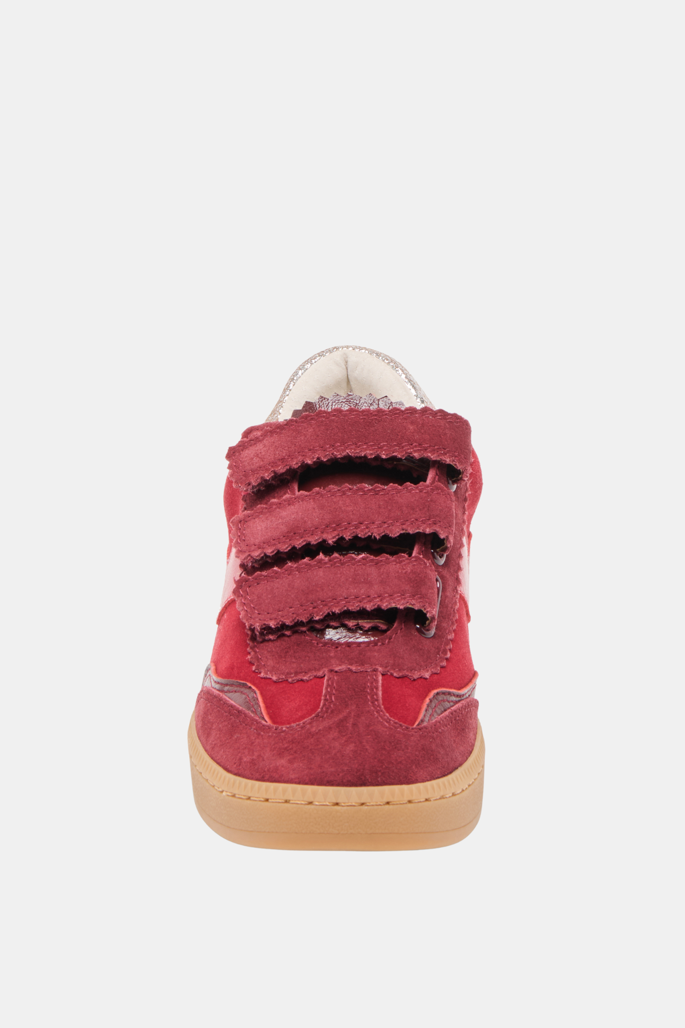 Notice Oxblood Suede Velcro Sneaker