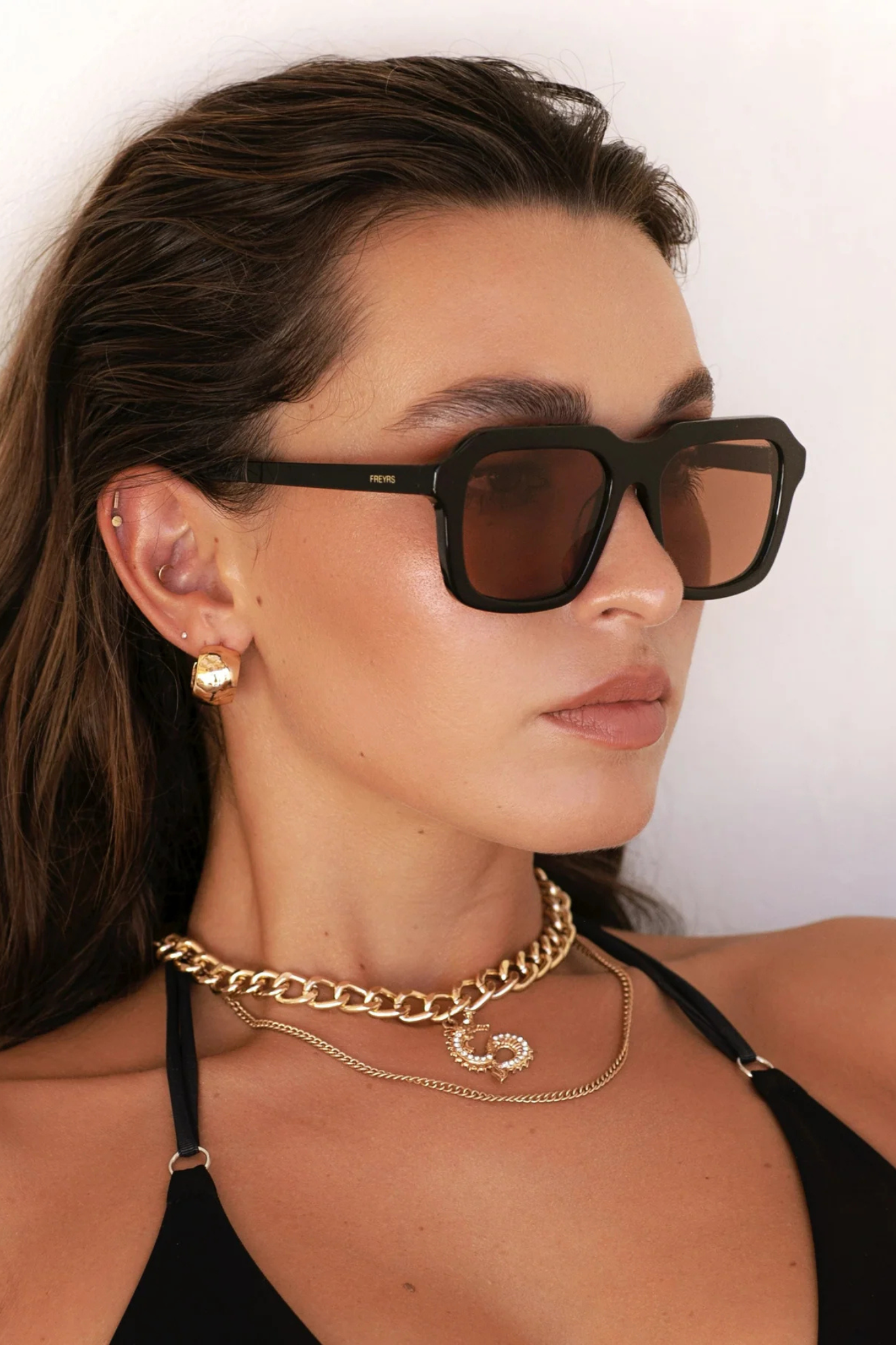 Charlie Black Acetate Sunglasses