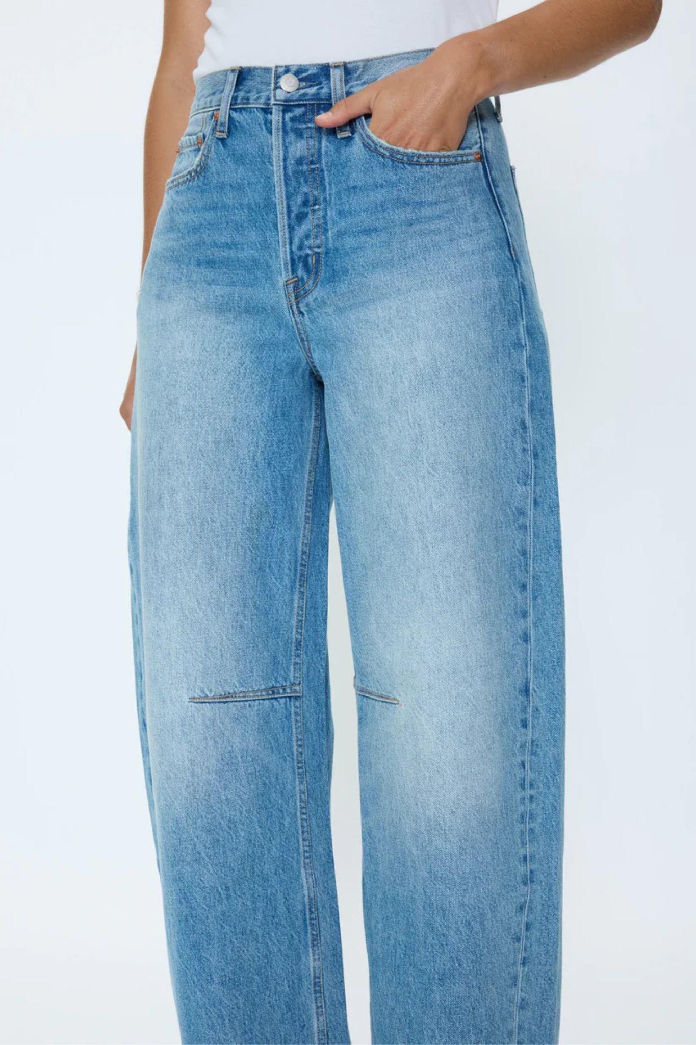 Sydney Hazy High Rise Bowed Wide Leg