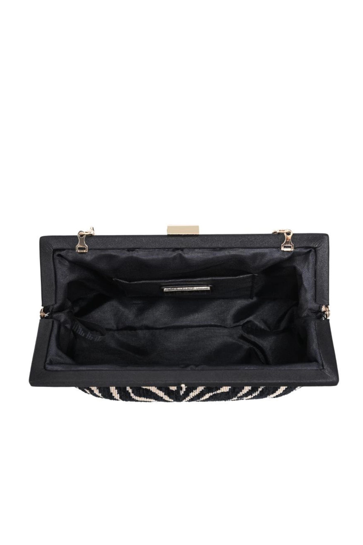 Samira Zebra Clutch