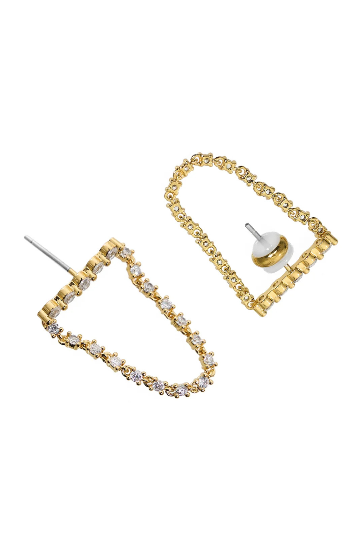 Tennis Drop Earrings