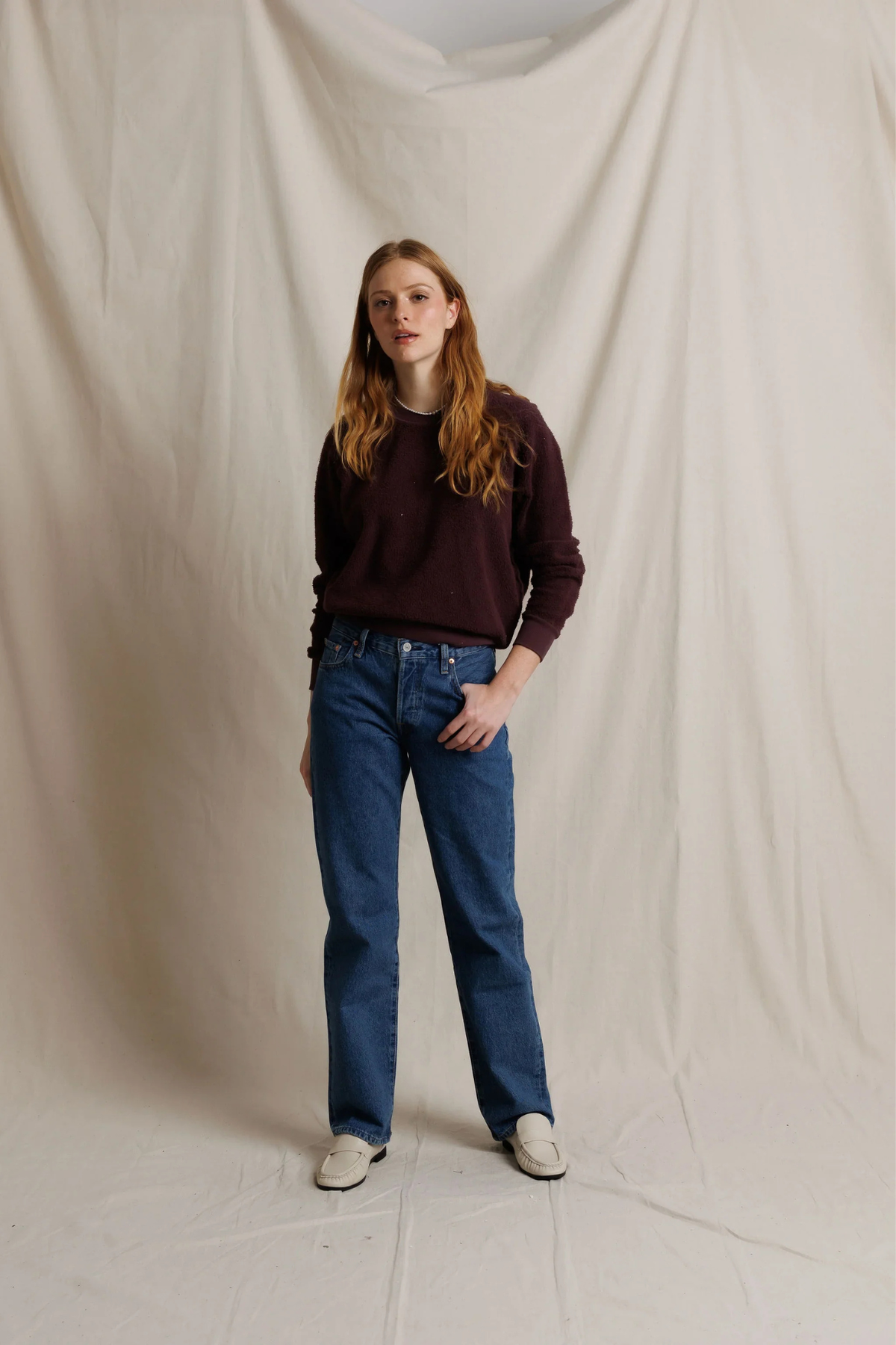Ziggy Cherry Lacquer Inside Out Pullover