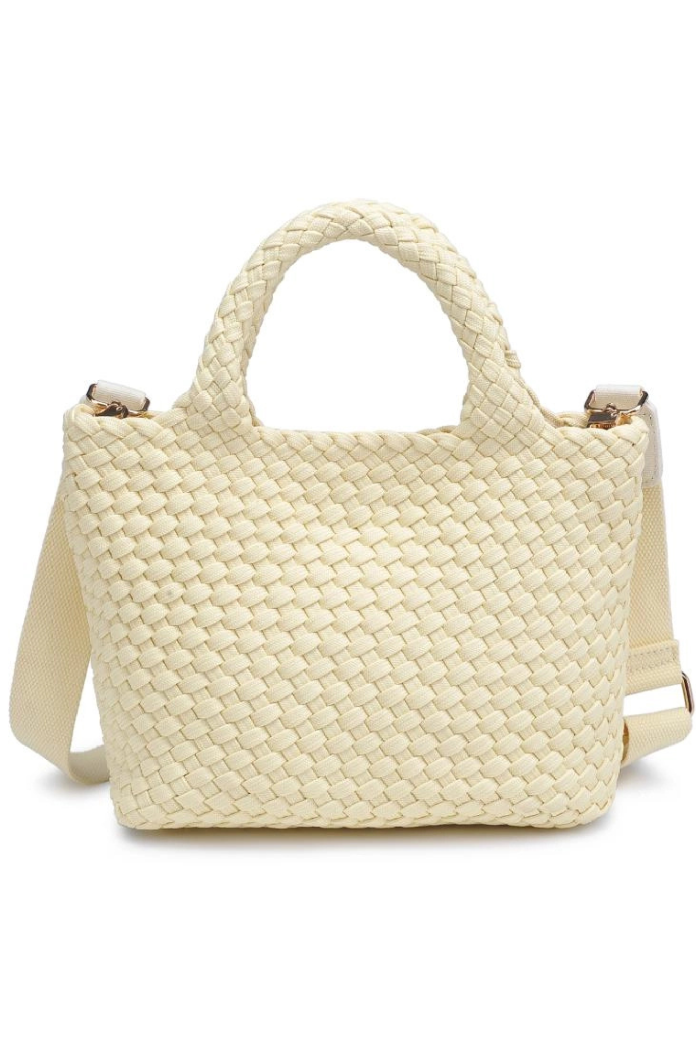 Sky's The Limit Small Butter Laced Up Tote