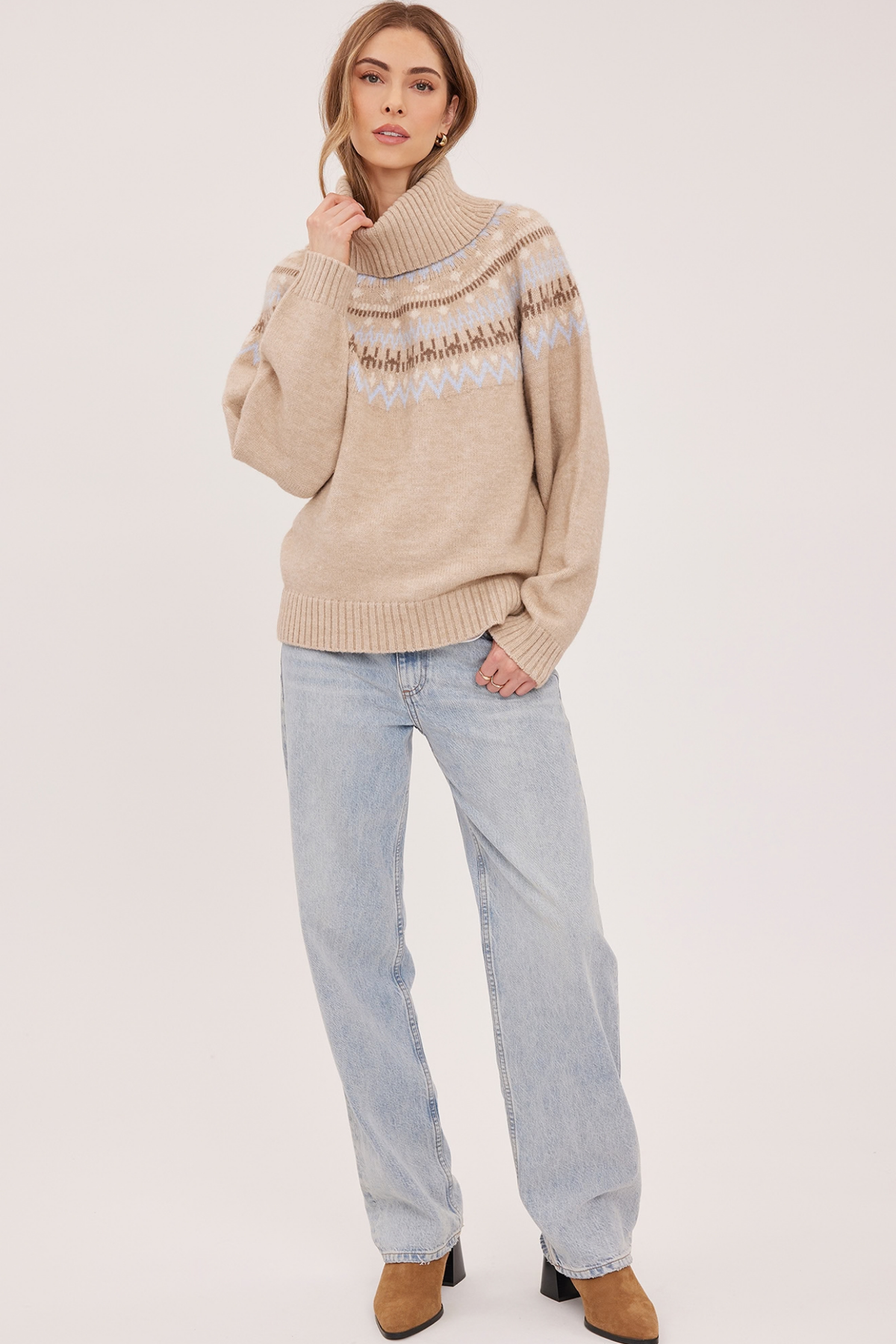 Freya Heather Biscotti Sweater