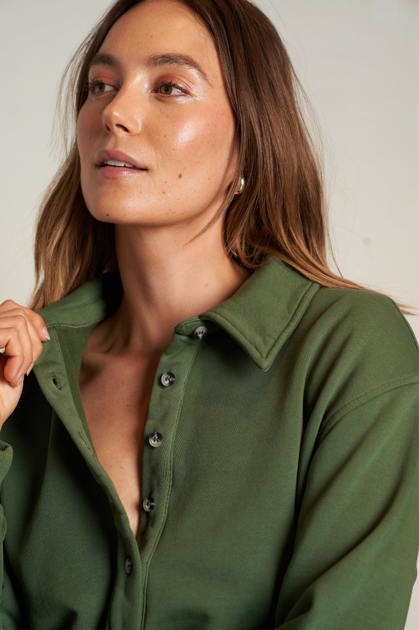 Vinny Fern Green Pullover