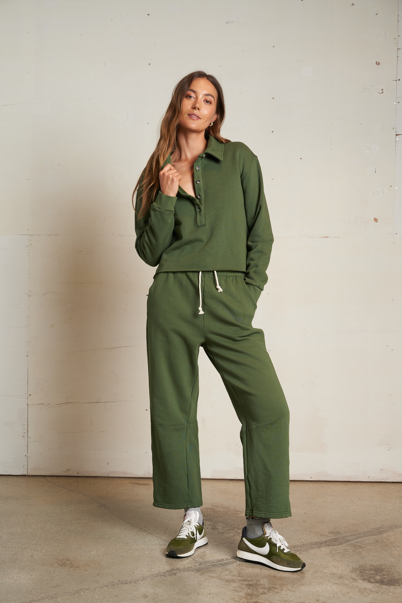 Vinny Fern Green Pullover