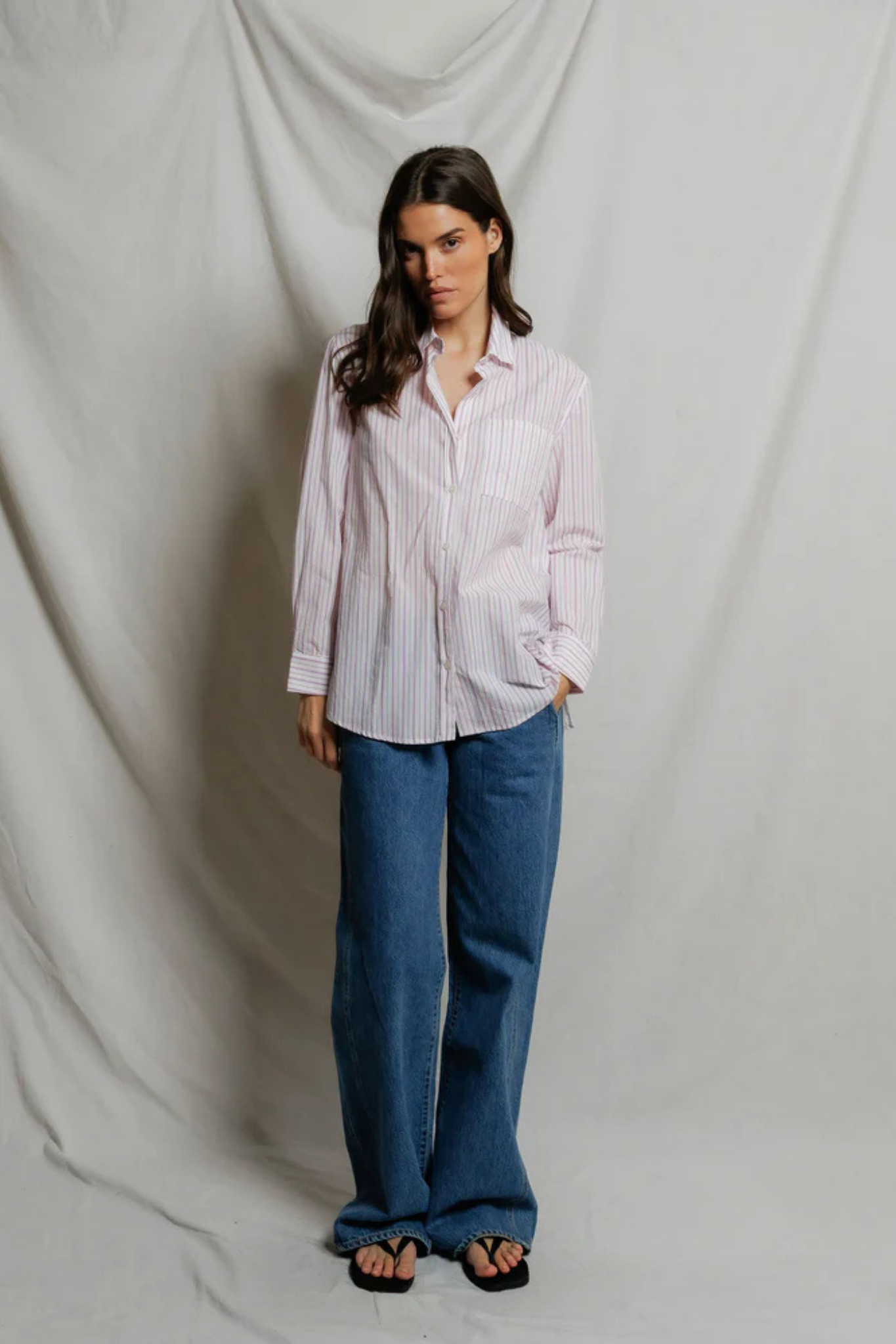 Avalon Ultraviolet Stripe Button Down