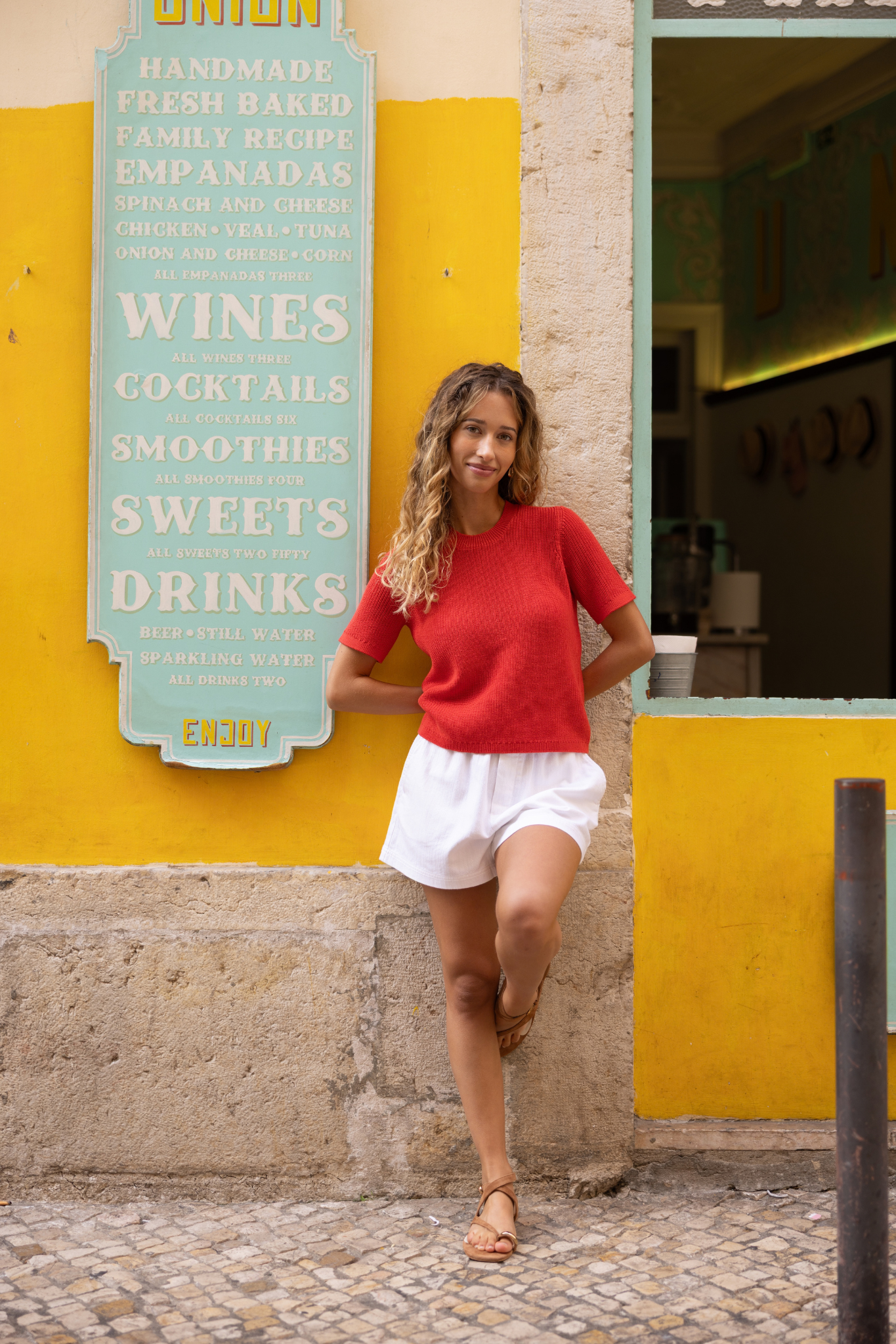 Faye Grenadine Top