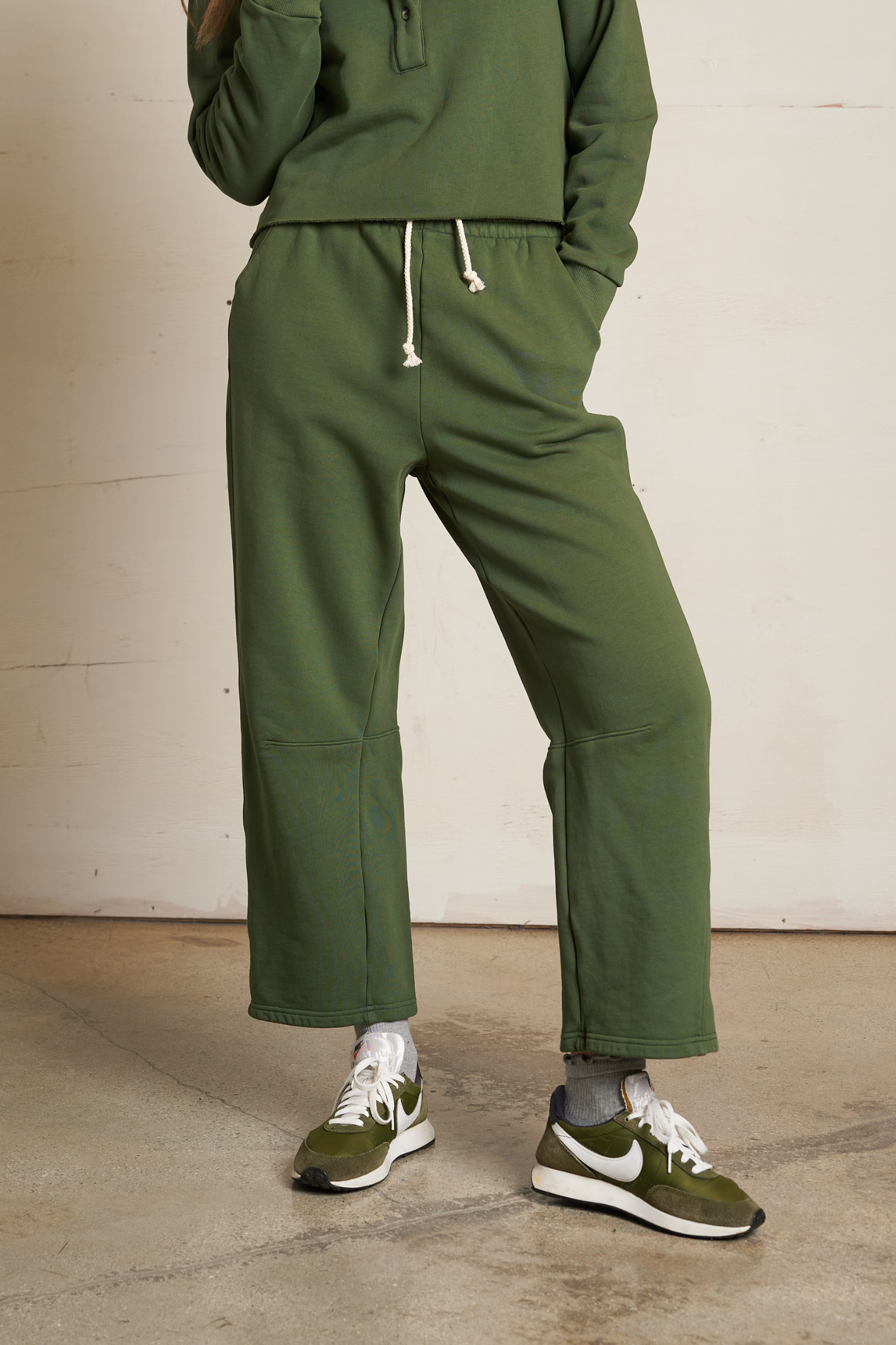 Fallon Fern Green Barrel Sweatpant