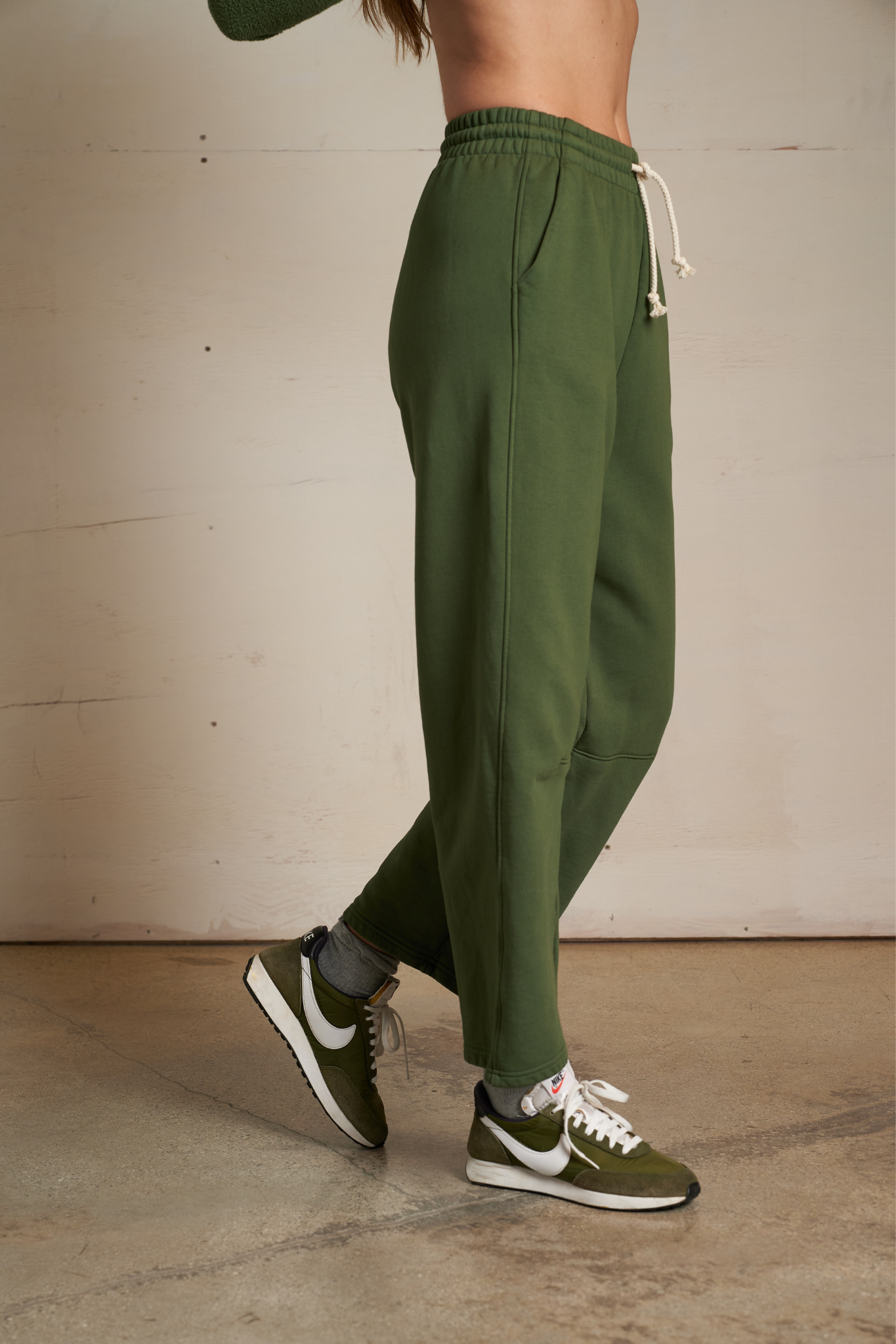Fallon Fern Green Barrel Sweatpant