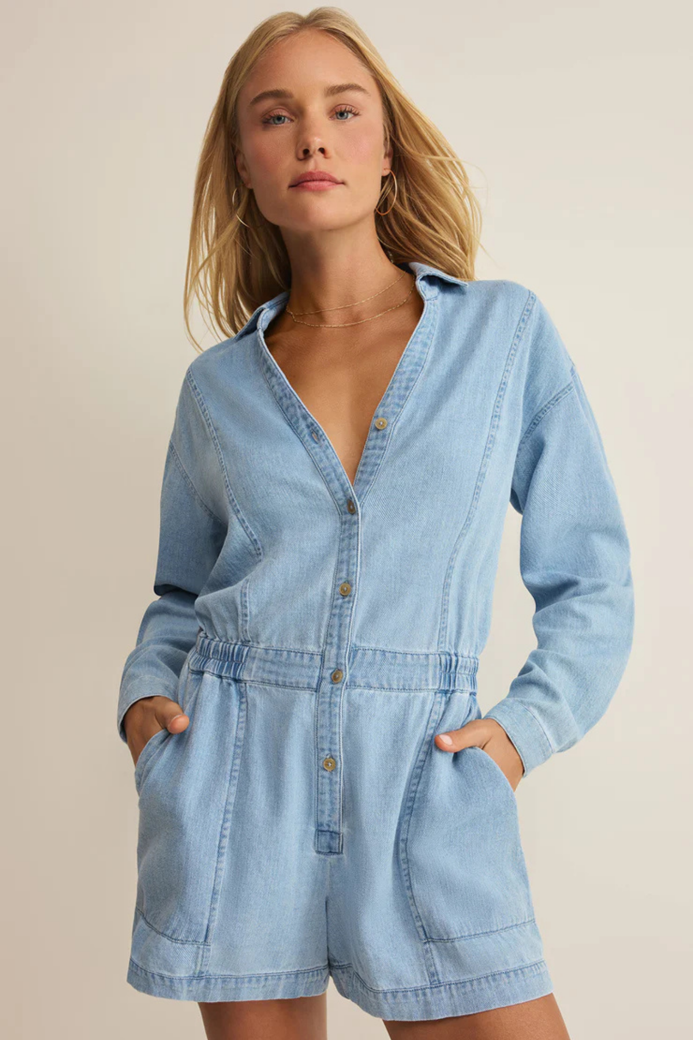 Sully Twill Romper