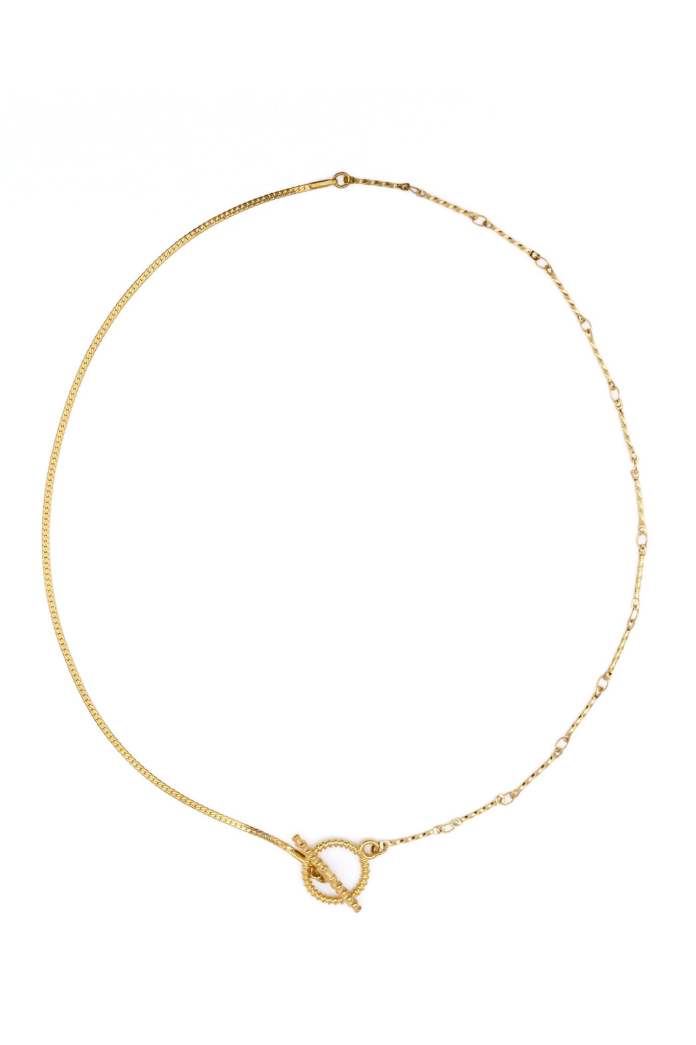 Gold Toggle Chain Necklace