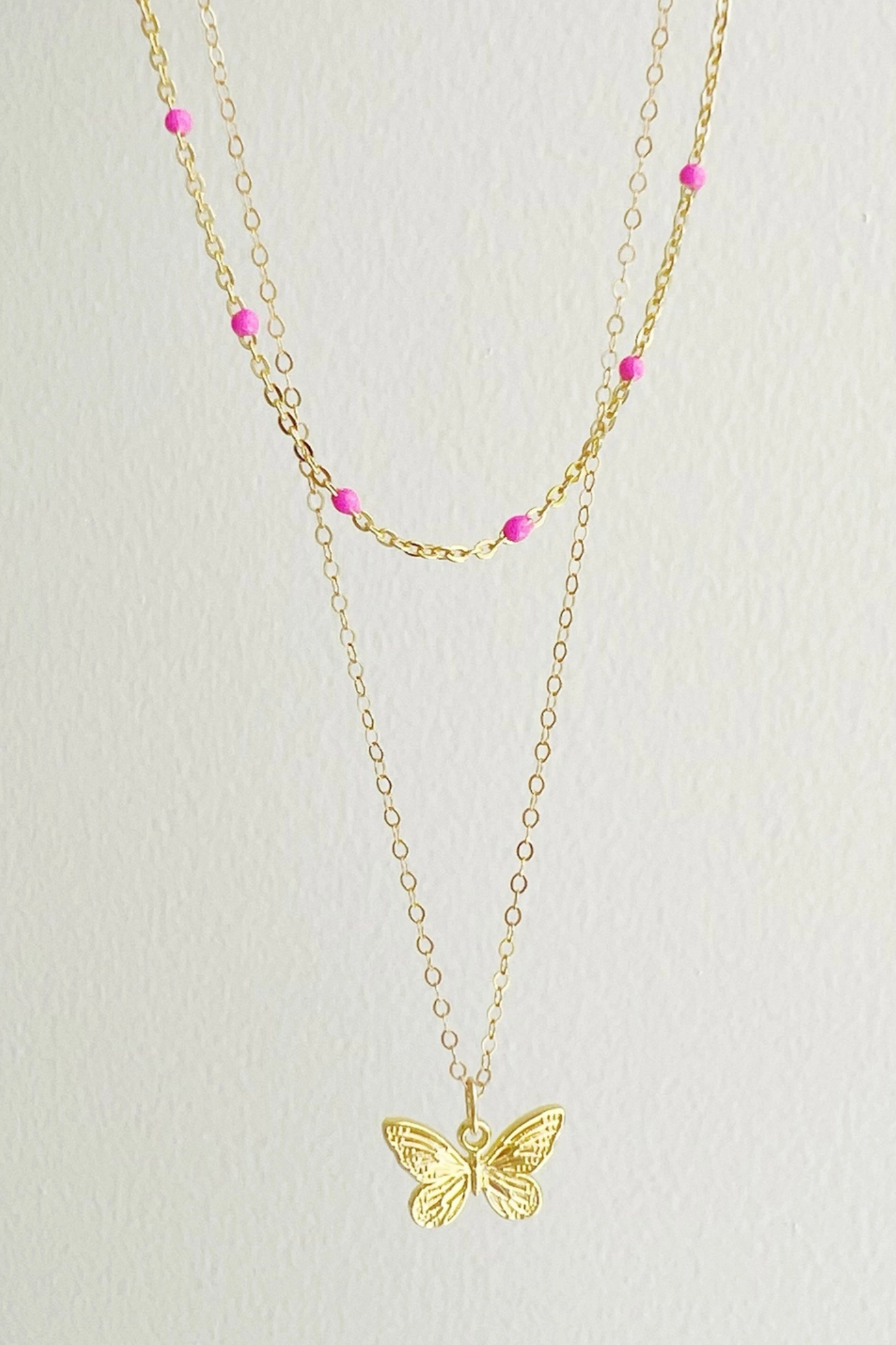 Lola Pink Layering Necklace