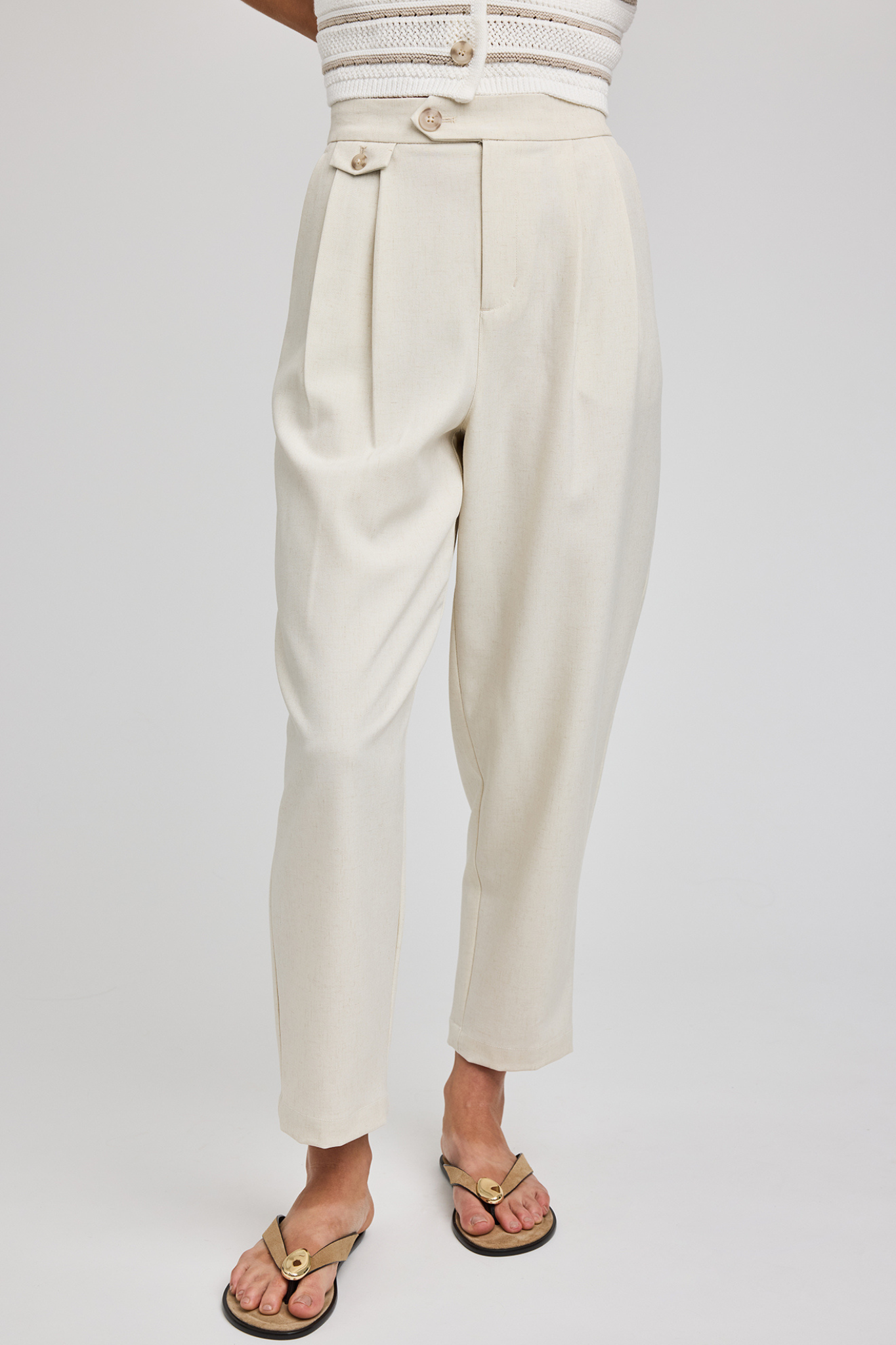 Francesca Heather Cream Pant