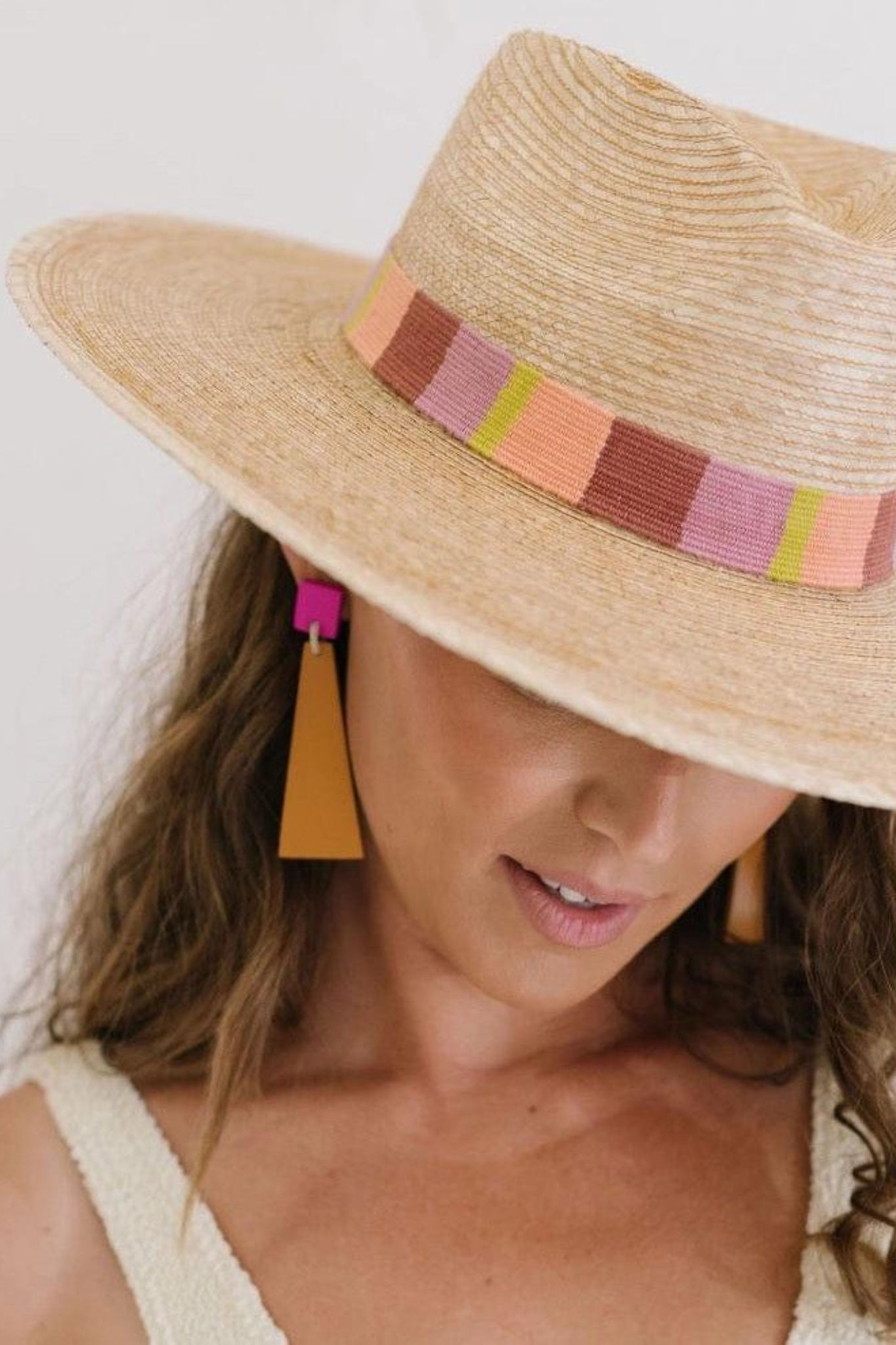 Terracotta Shield Earrings