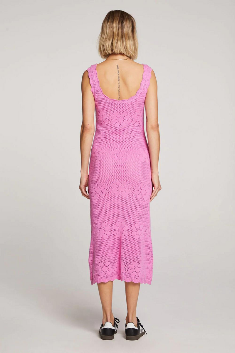 Ashley Prism Pink Midi Dress