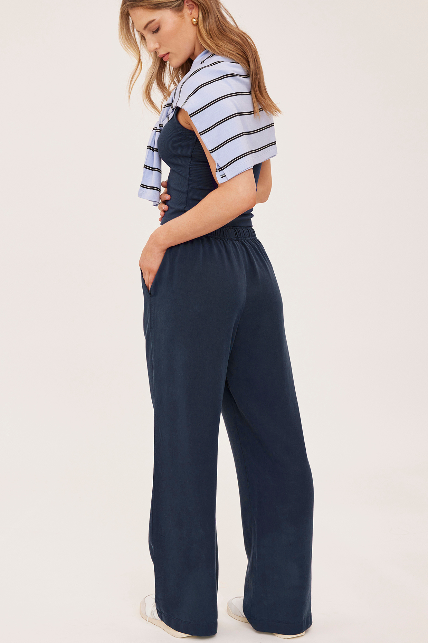 Gabriel Washed Navy Pant