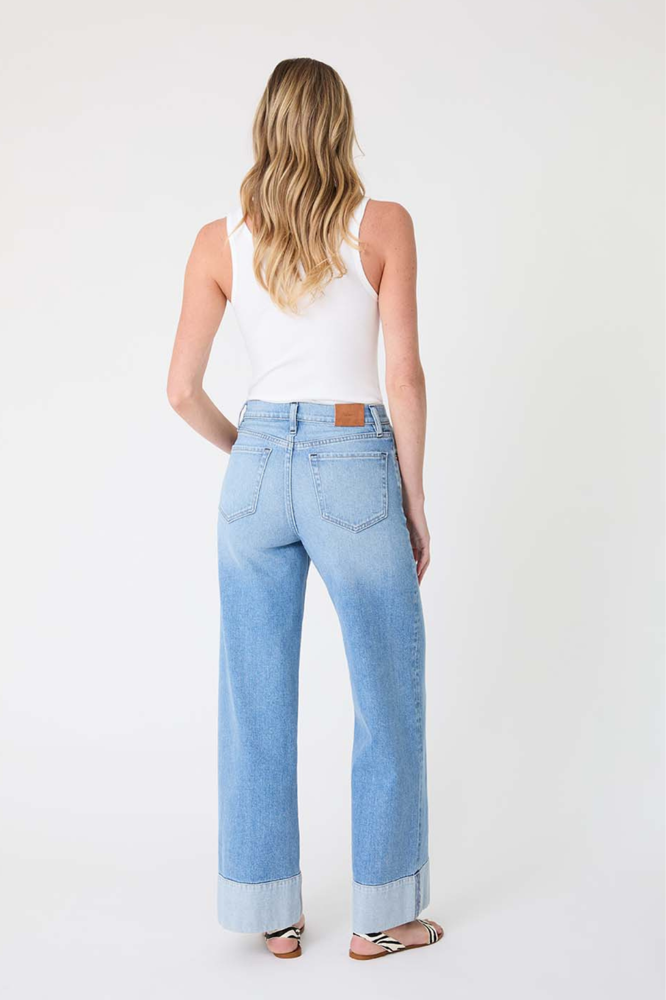 Parker Blue Glow Cuffed Jean