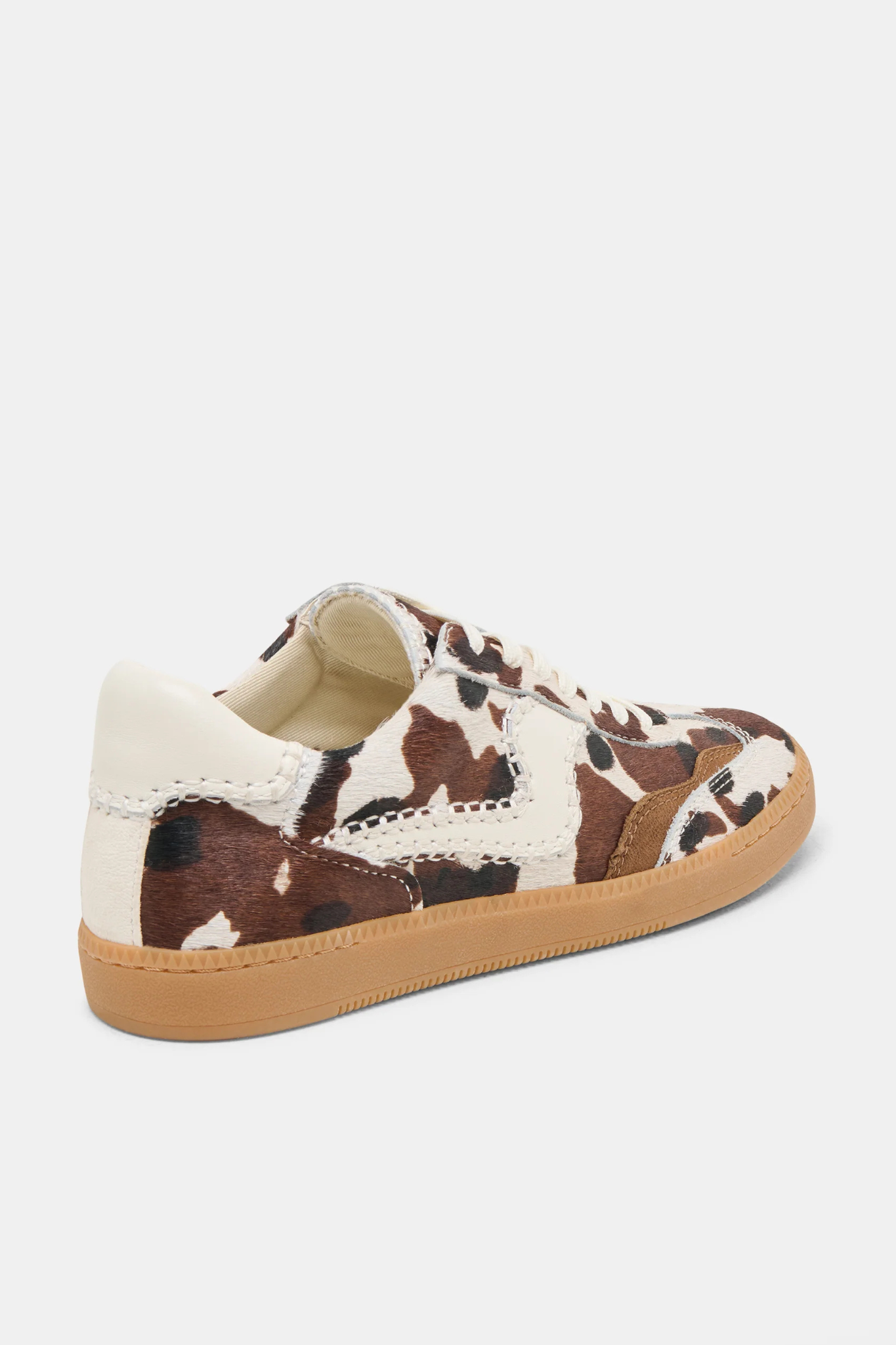 Notice Stitch Calf Hair Sneaker