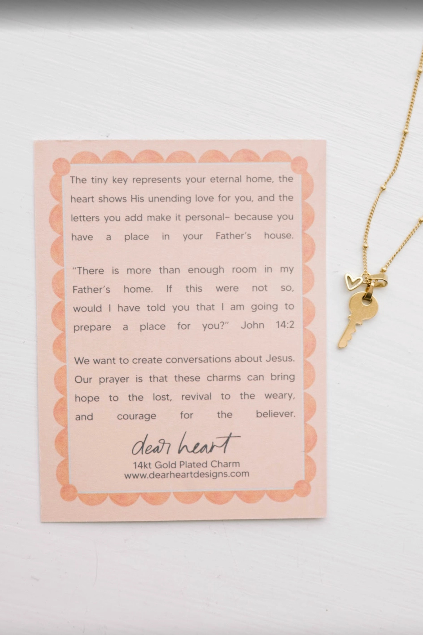 My Father's House Charm Necklace