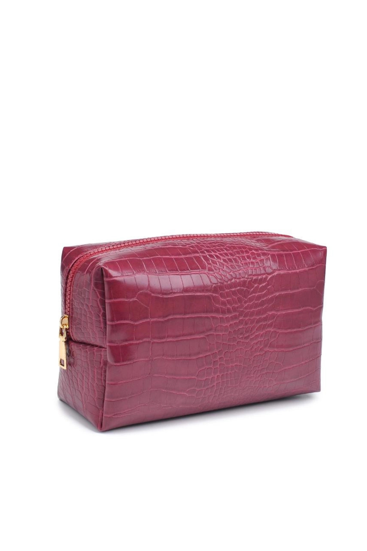 Red Croc Cosmetic Bag