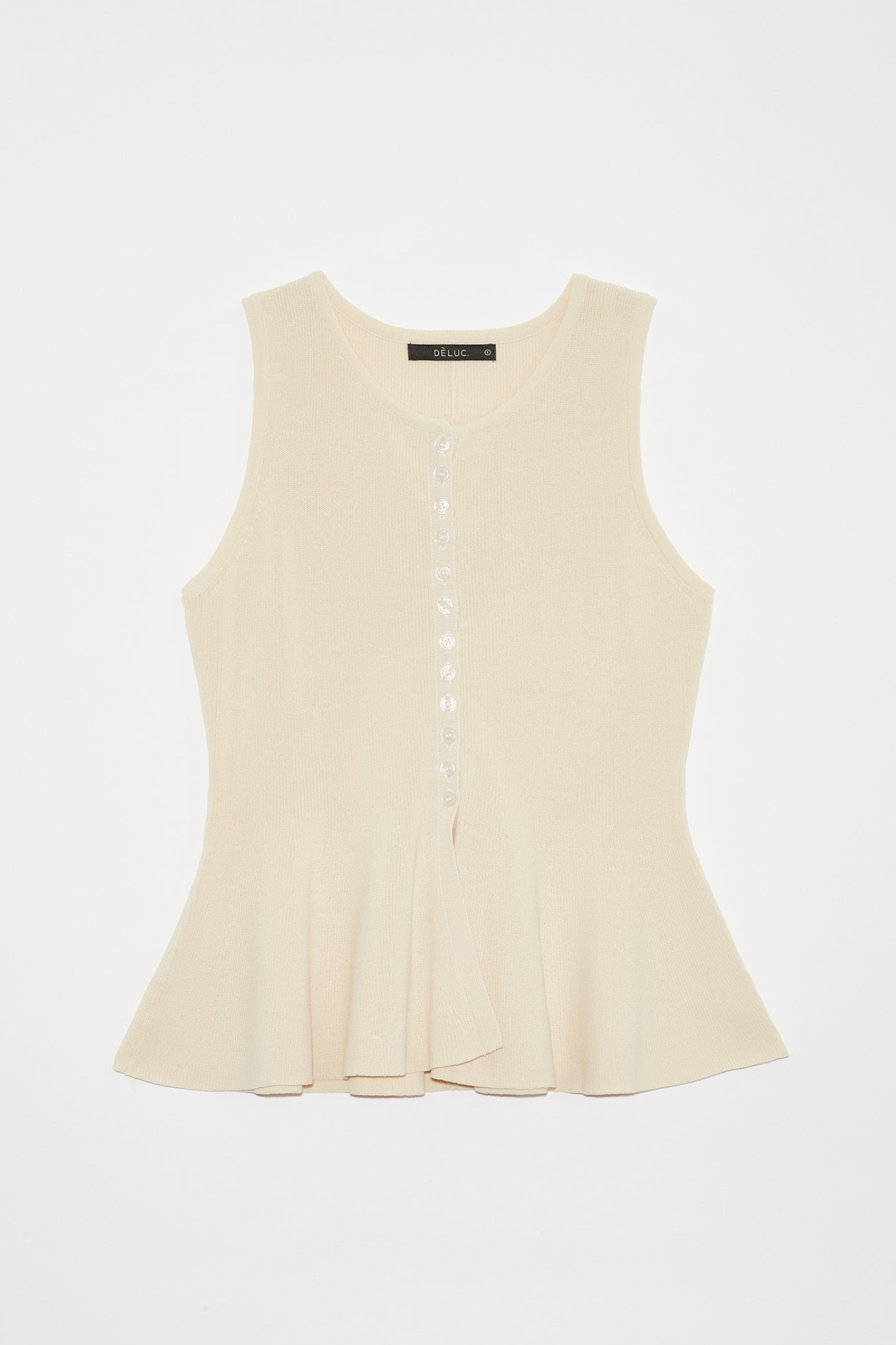 Puglia Ecru Knit Tank