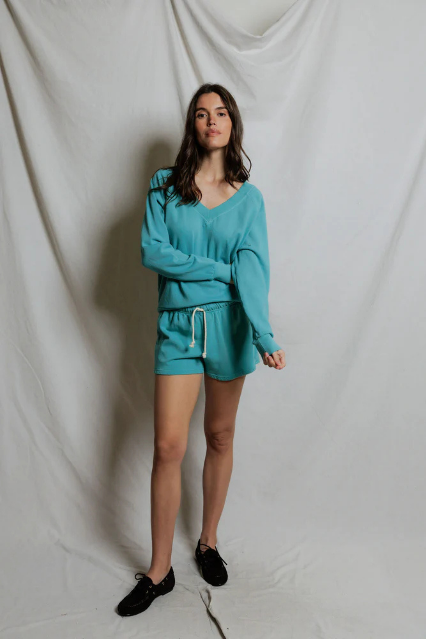 Sinead Teal Blue Pullover