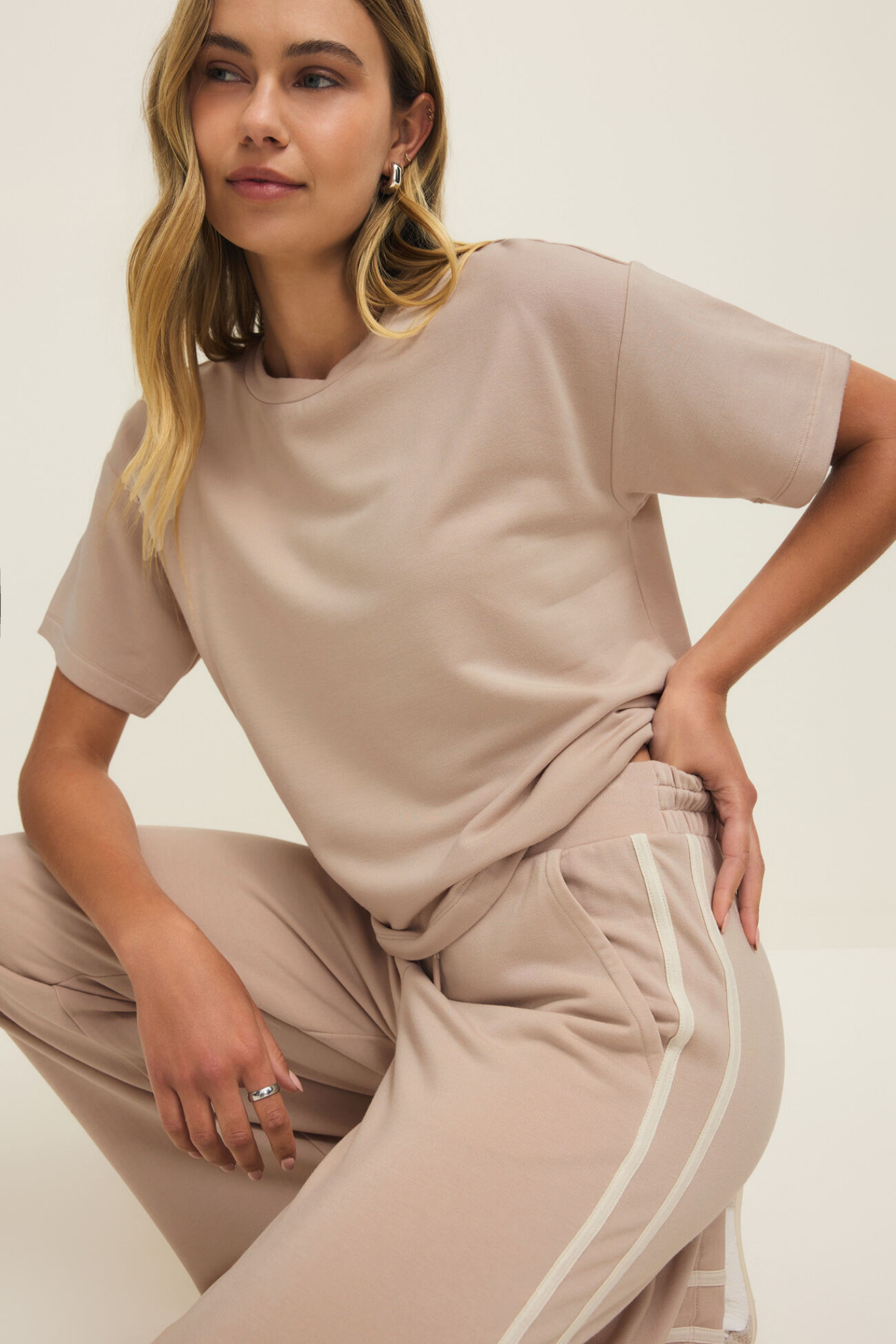 Layover Parchment Track Pant