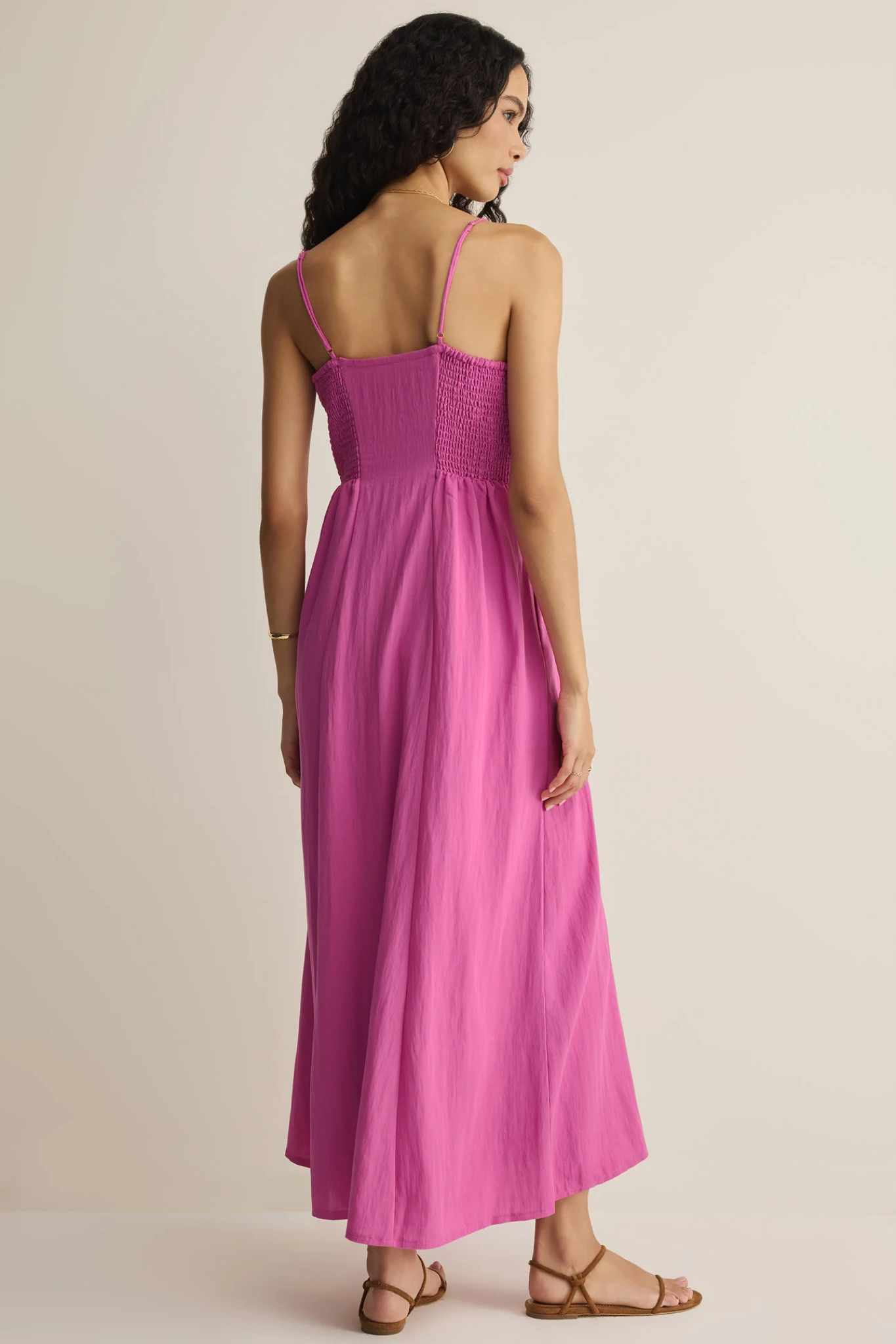 Angel Eyes Berry Blush Midi Dress