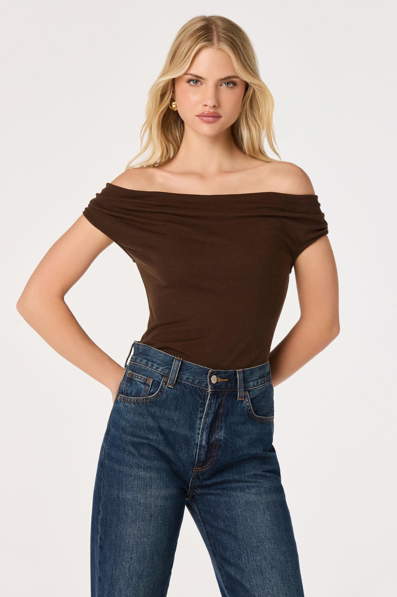 Beverly Dark Brown Top