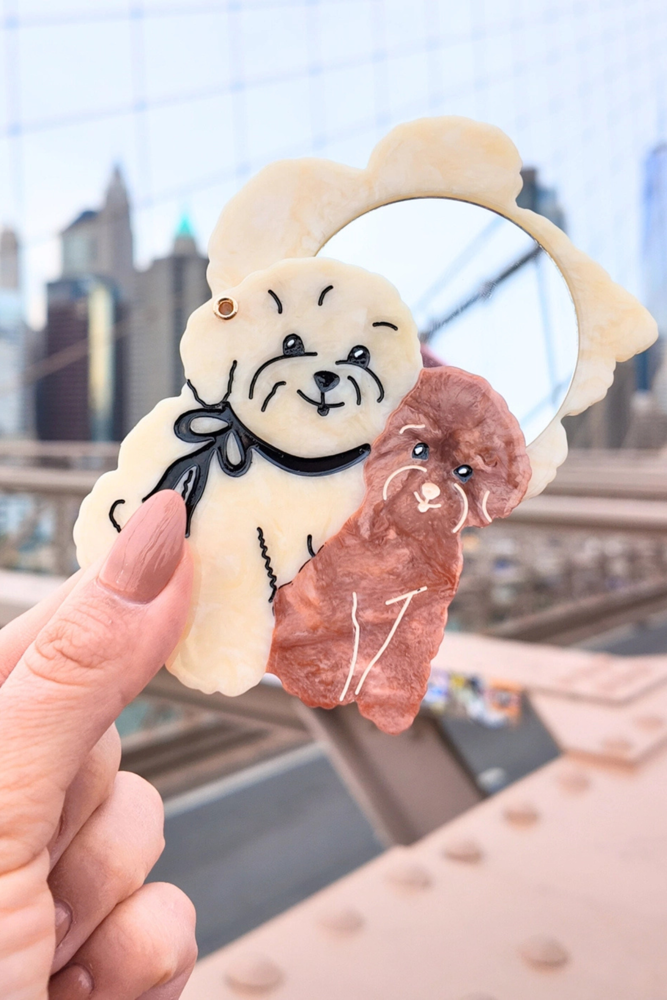 Puppy Friends Compact Mirror