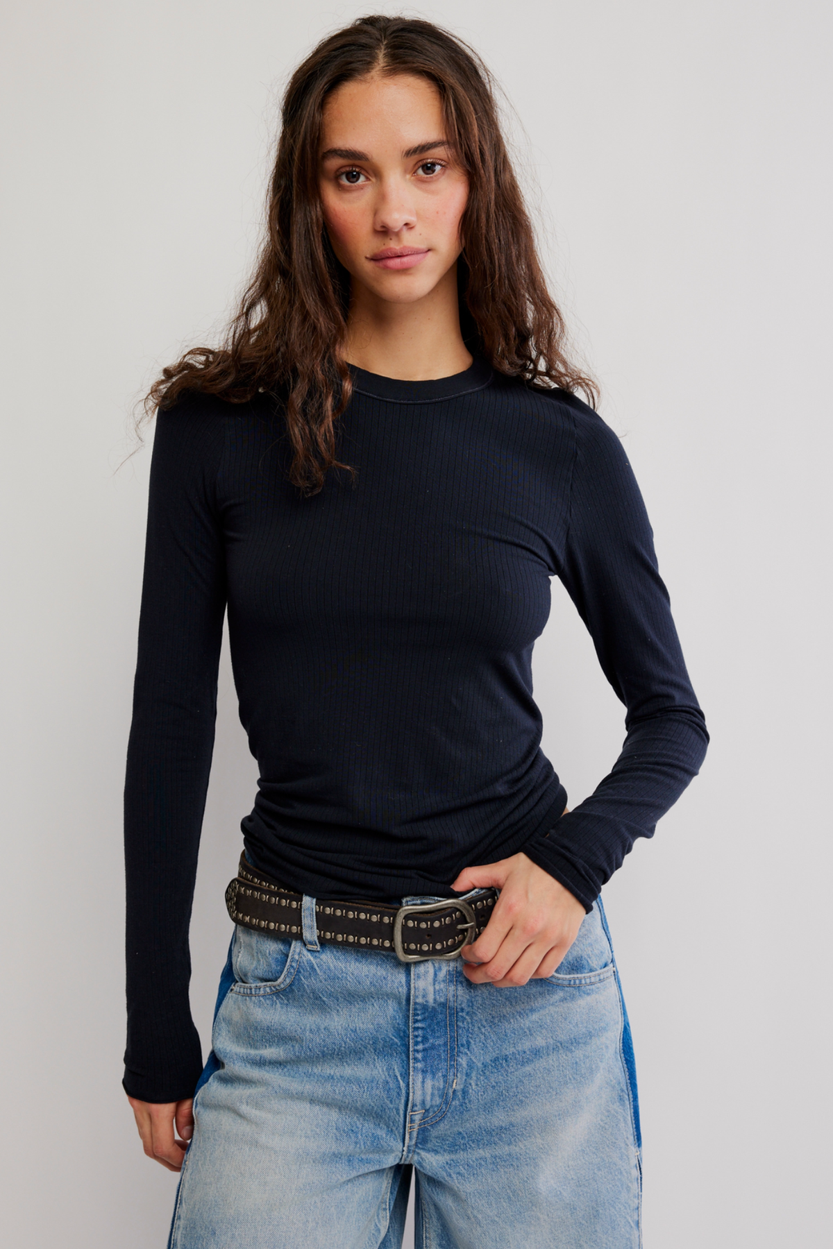 So Soft Black Seamless Long Sleeve