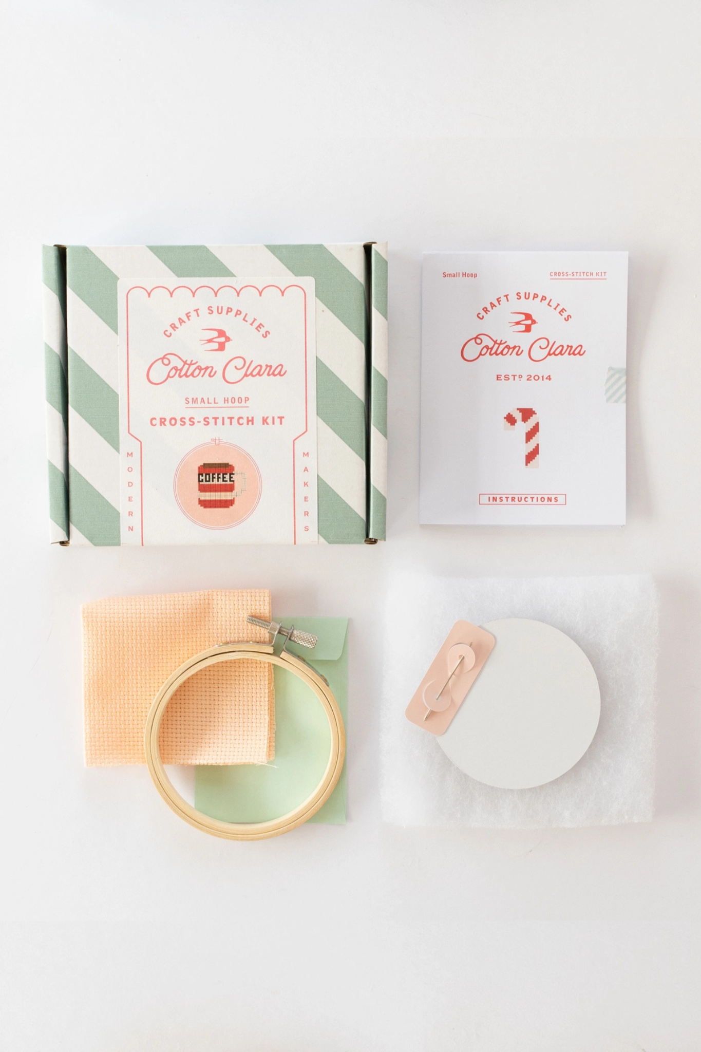 Coffee Cup Cross Stitch Kit