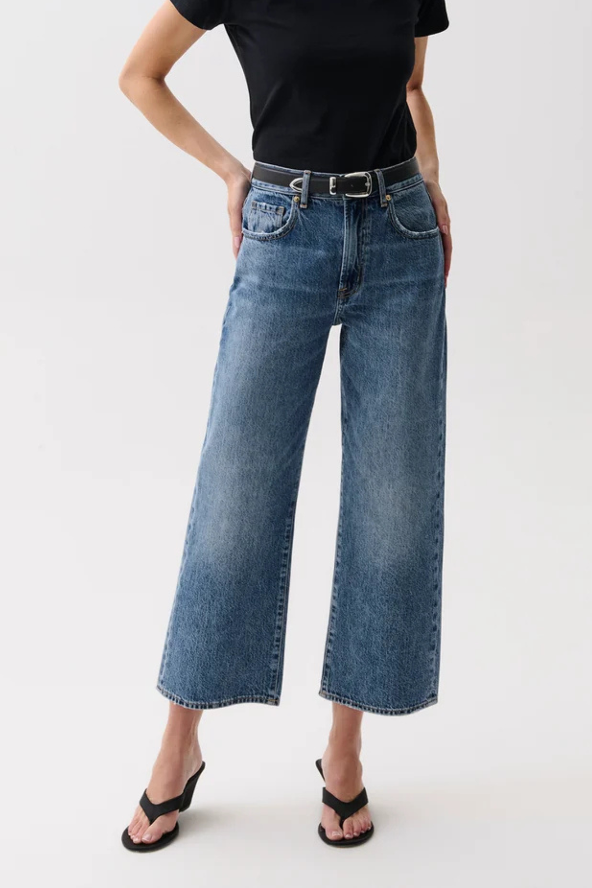 Larsen Stardew High Rise Relaxed Flare Ankle