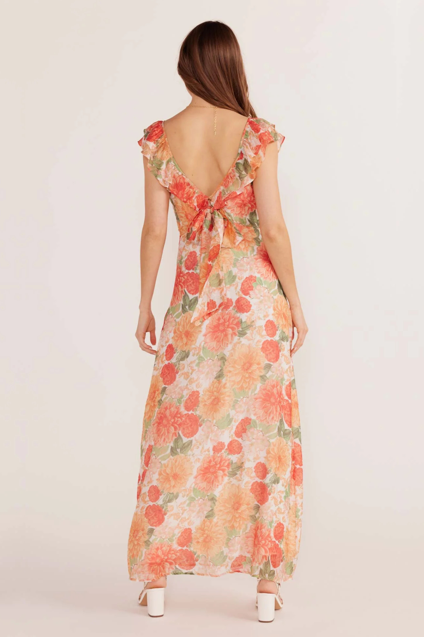 Aida Frill Maxi Dress