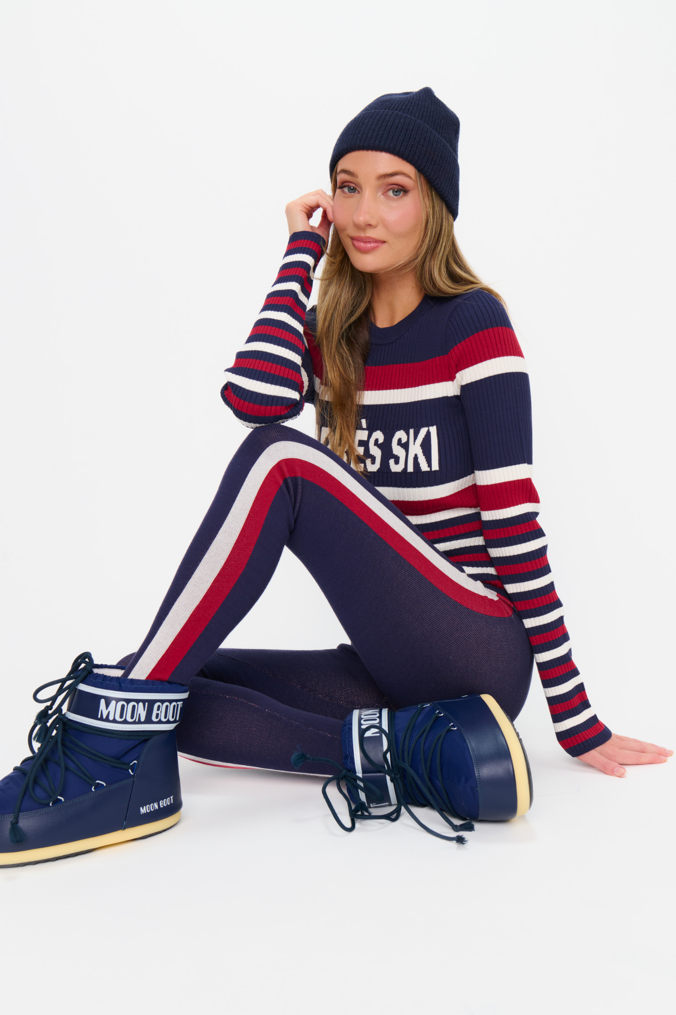Apres Ski Navy Slopes Sweater