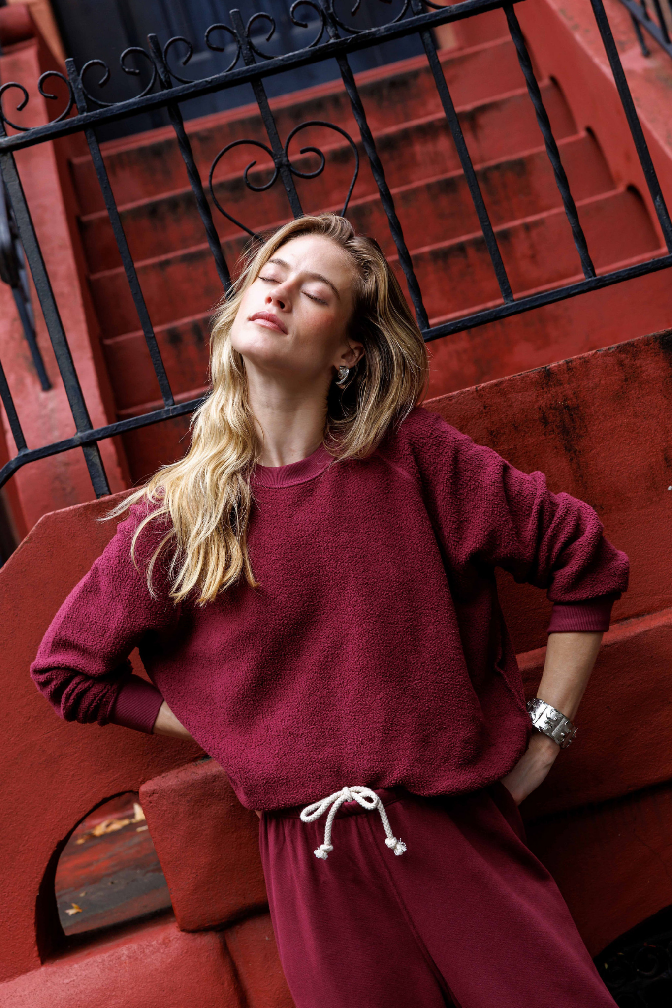 Ziggy Dark Burgundy Inside Out Pullover