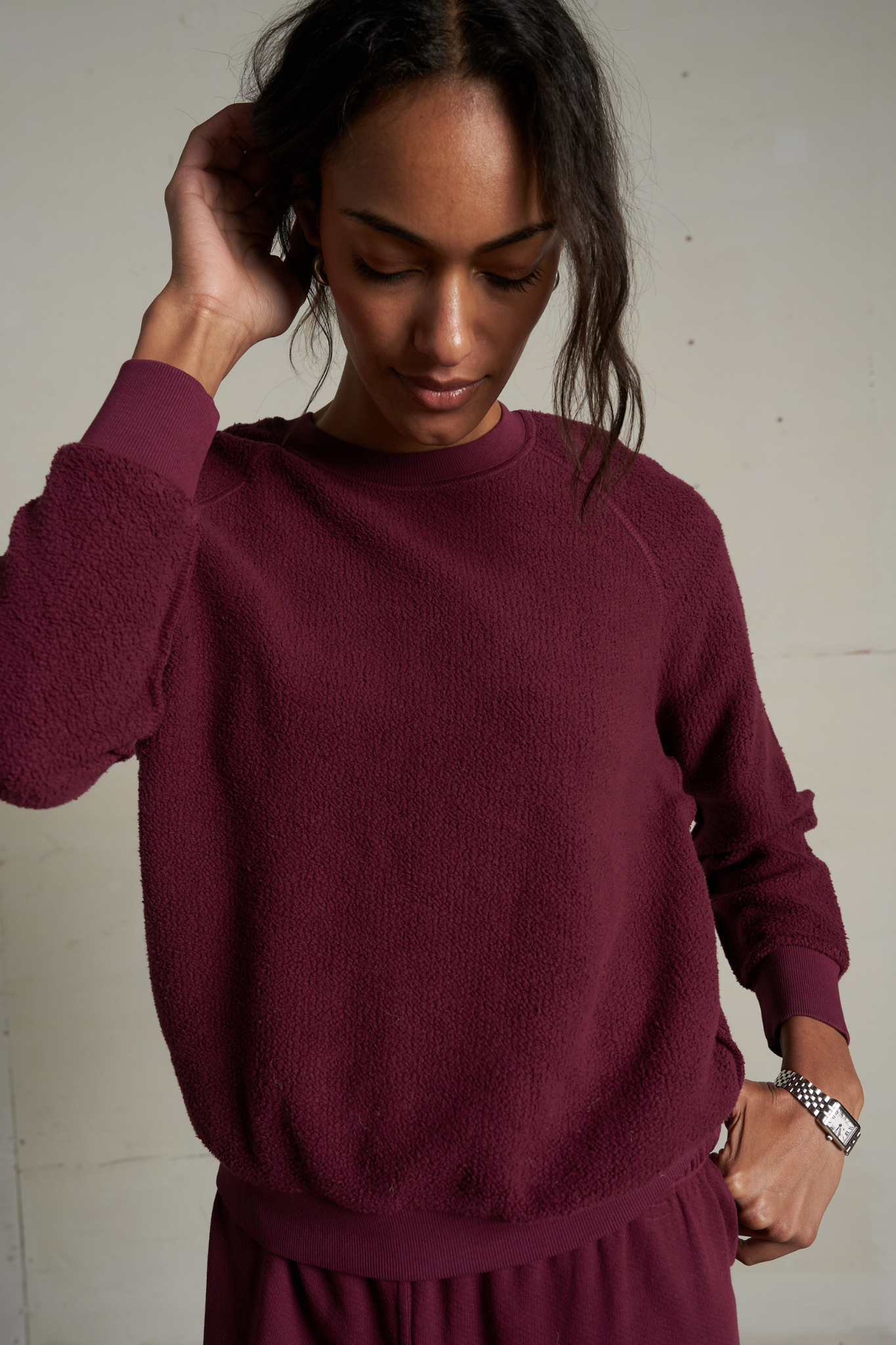 Ziggy Dark Burgundy Inside Out Pullover